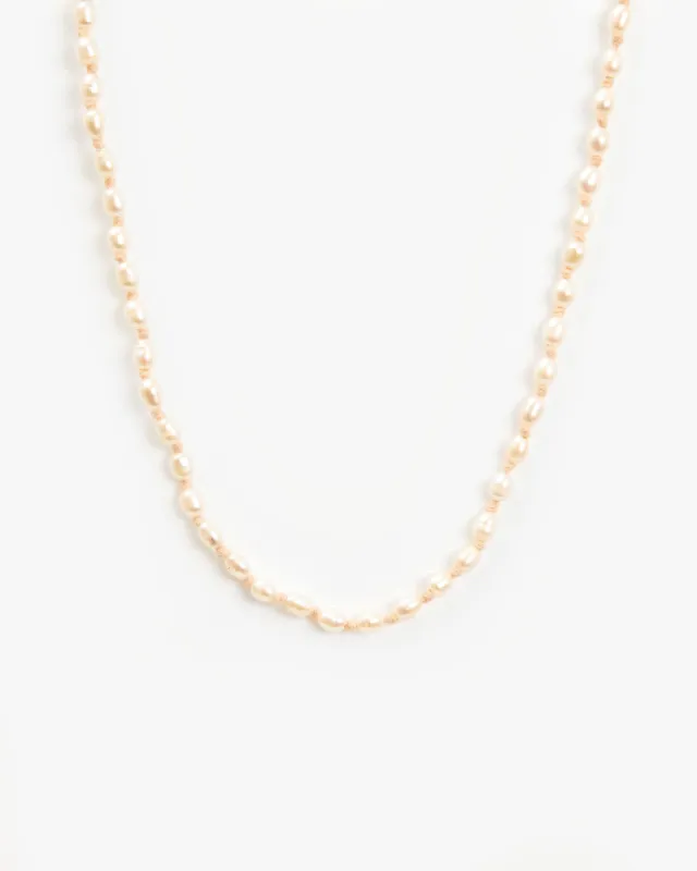 Freshwater Rice Pearl Necklace sold by Clare Vivier