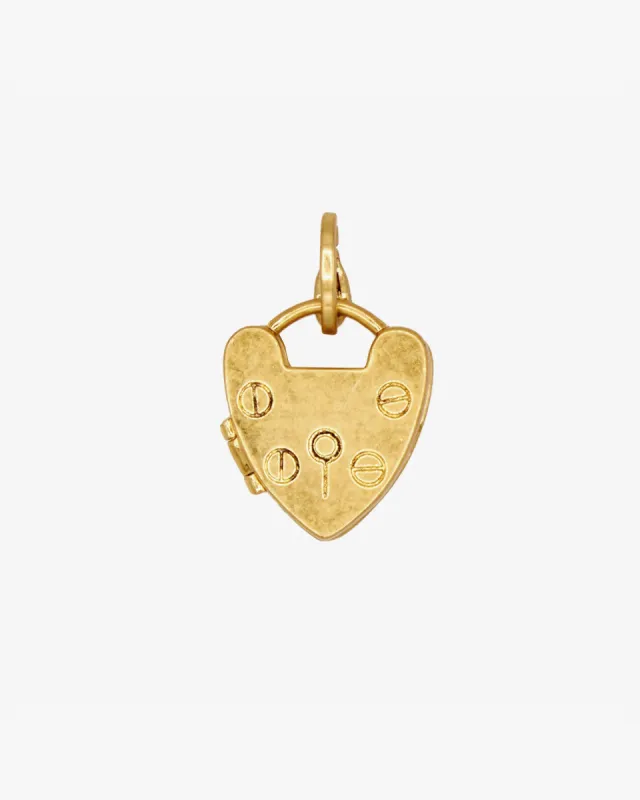 Padlock Locket Charm sold by Clare Vivier