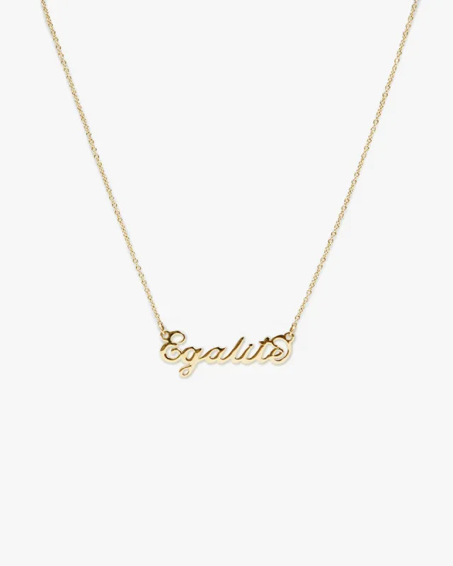 Égalité Necklace sold by Clare Vivier
