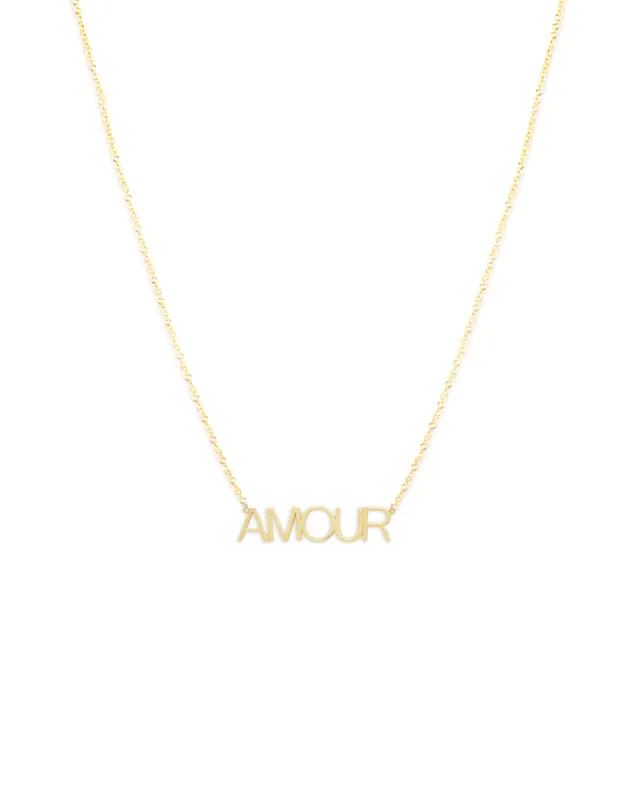 Amour Necklace sold by Clare Vivier
