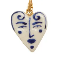 Porcelain Heart Charm sold by Clare Vivier product image thumbnail 3