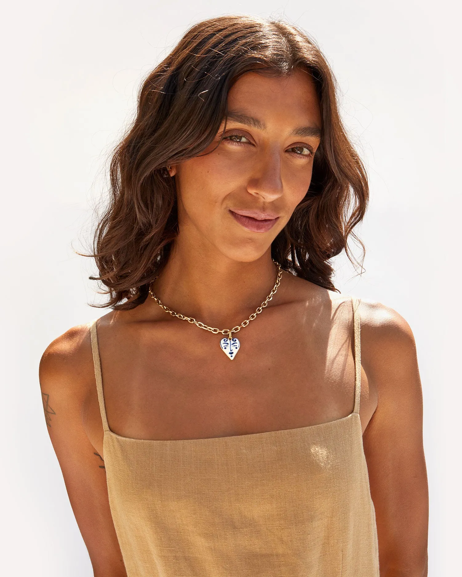 Porcelain Heart Charm sold by Clare Vivier product image thumbnail 2