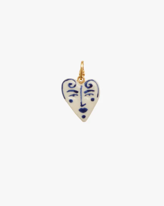 Porcelain Heart Charm sold by Clare Vivier