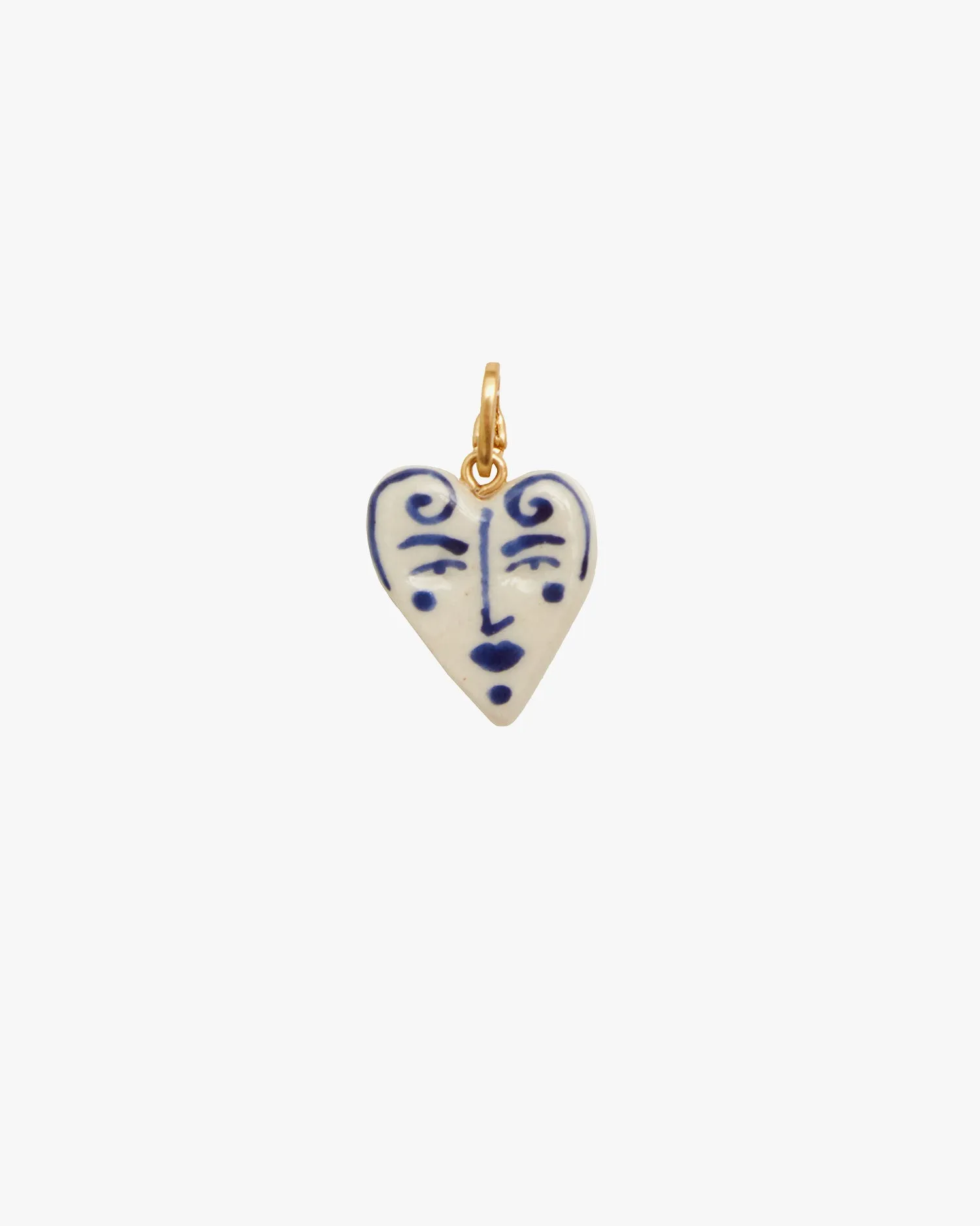Porcelain Heart Charm sold by Clare Vivier