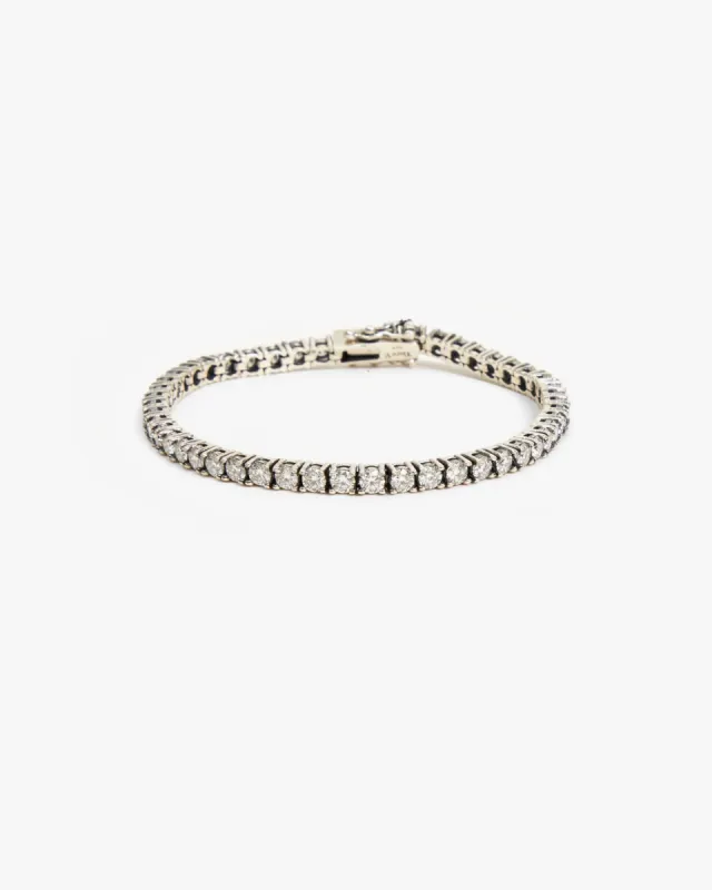 3mm Sapphire Tennis Bracelet sold by Clare Vivier