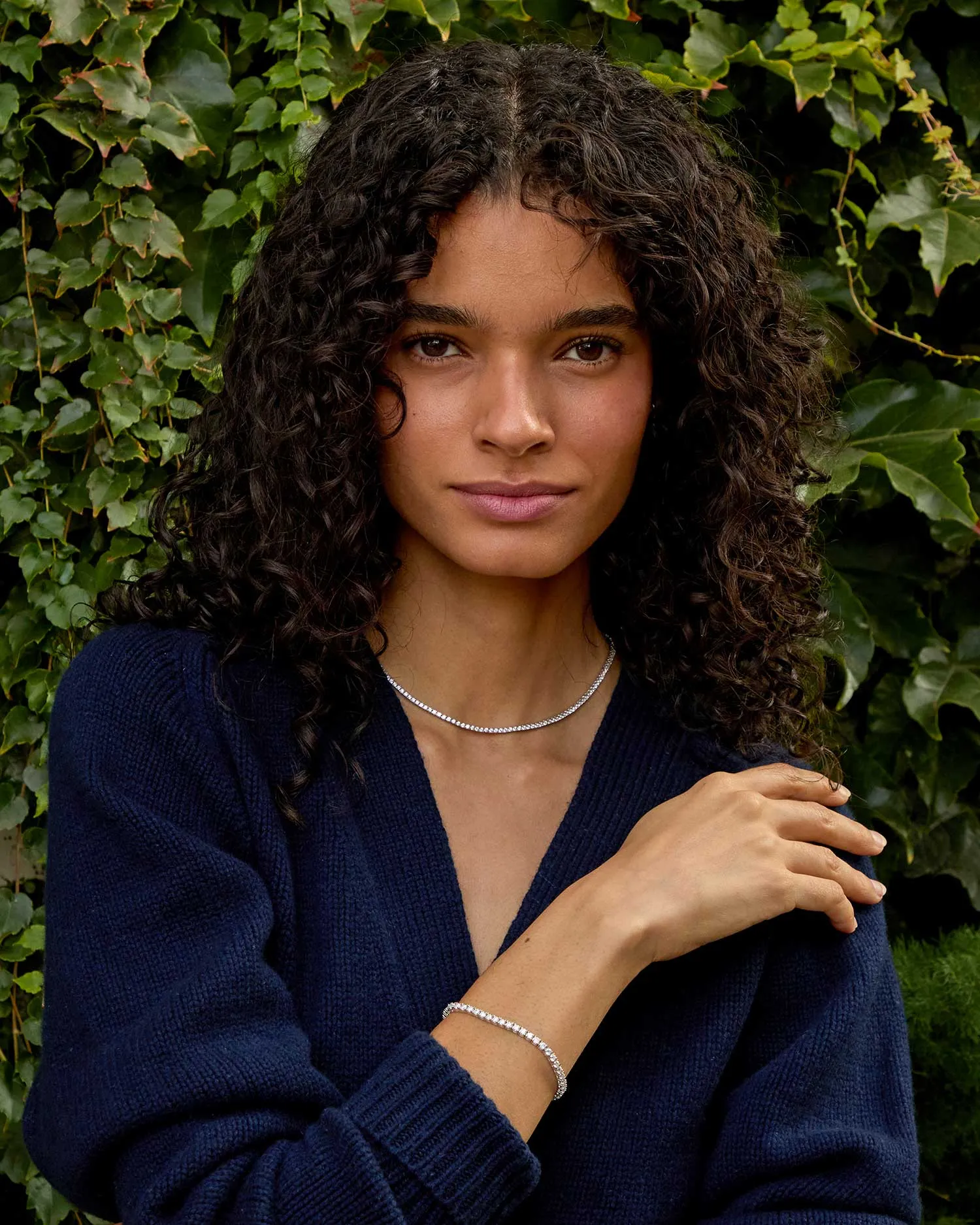 3mm Sapphire Tennis Bracelet sold by Clare Vivier product image thumbnail 2