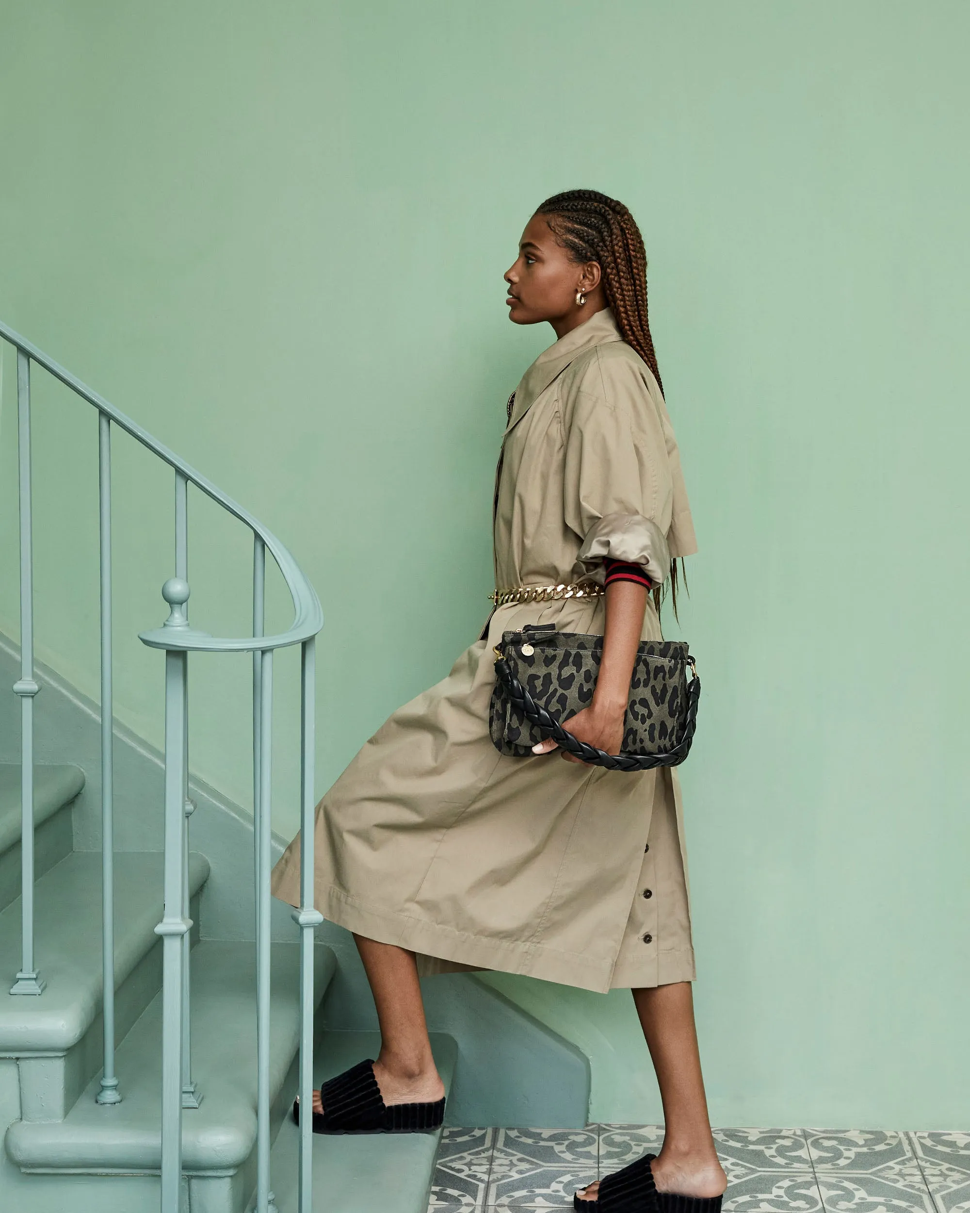 Braided Shoulder Strap sold by Clare Vivier product image thumbnail 3