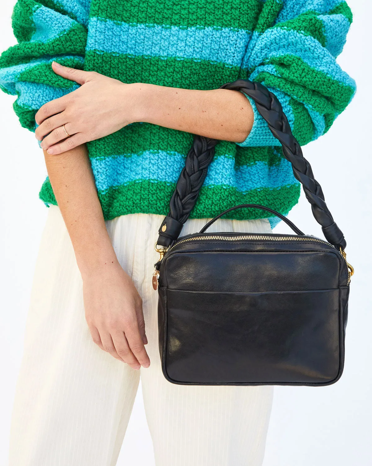 Braided Shoulder Strap sold by Clare Vivier product image thumbnail 2