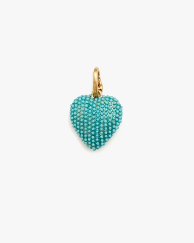 Beaded Heart Charm sold by Clare Vivier