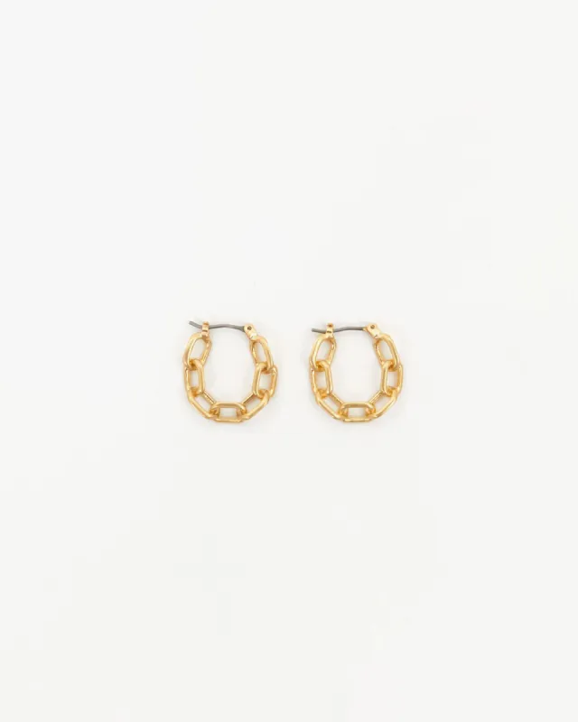 Chain Huggie Earrings sold by Clare Vivier