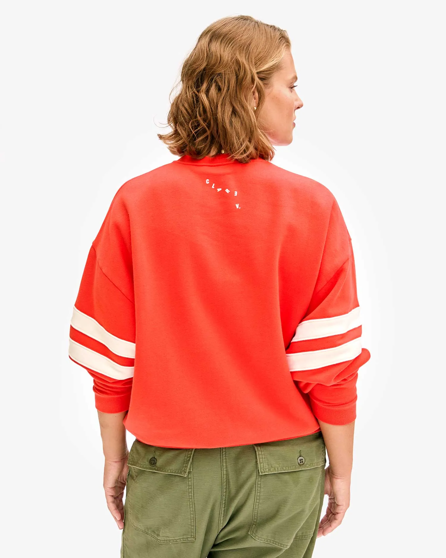 Oversized Varsity Sweatshirt sold by Clare Vivier product image thumbnail 3