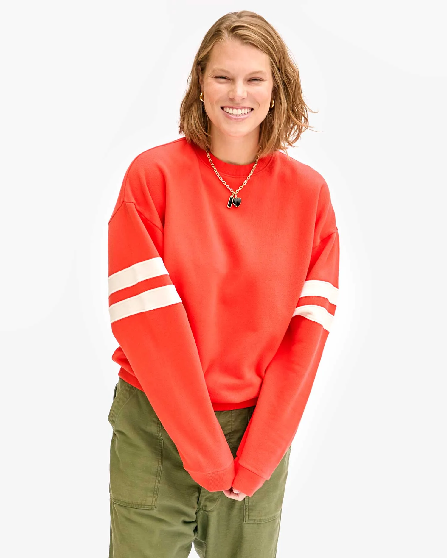 Oversized Varsity Sweatshirt sold by Clare Vivier product image thumbnail 2