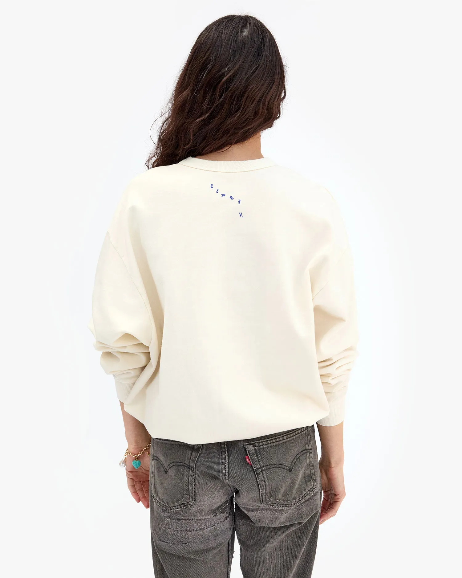 Oversized Sweatshirt sold by Clare Vivier product image thumbnail 2