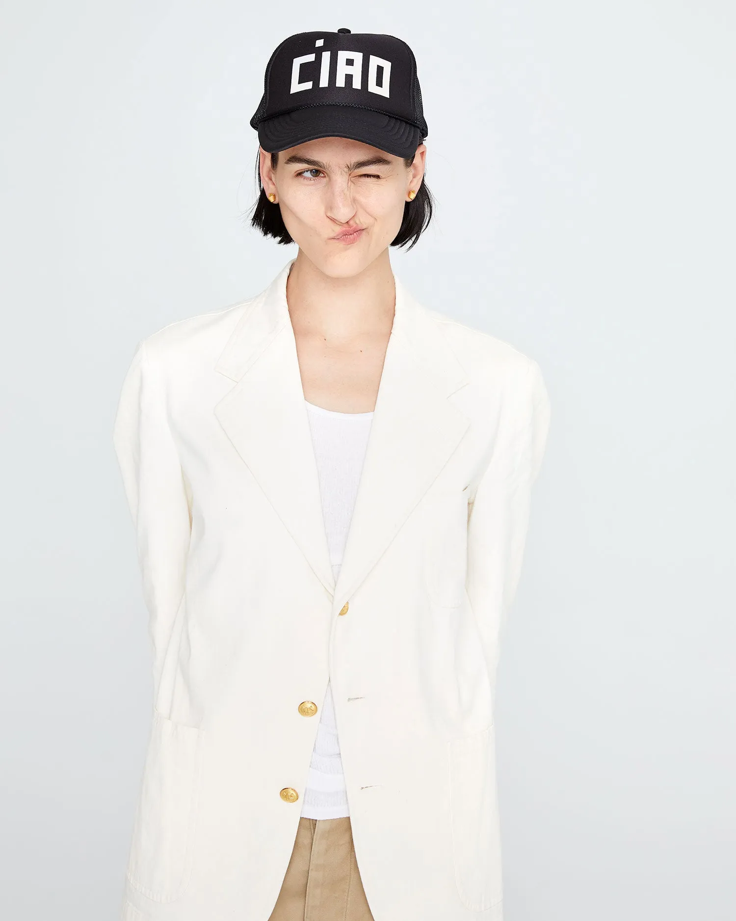 Trucker Hat sold by Clare Vivier product image thumbnail 5