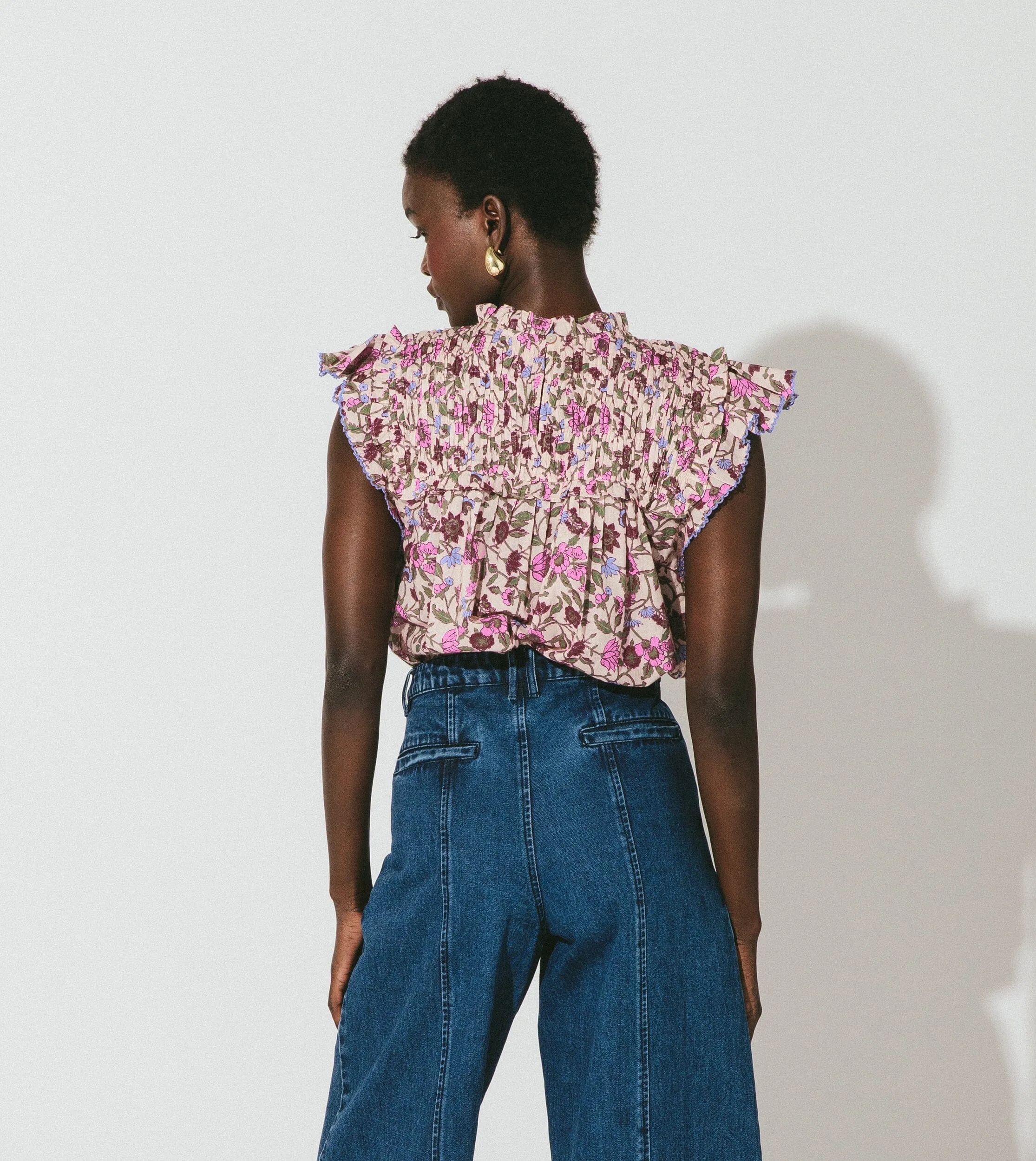 Virginia Blouse | Kaia sold by Cleobella product image thumbnail 3