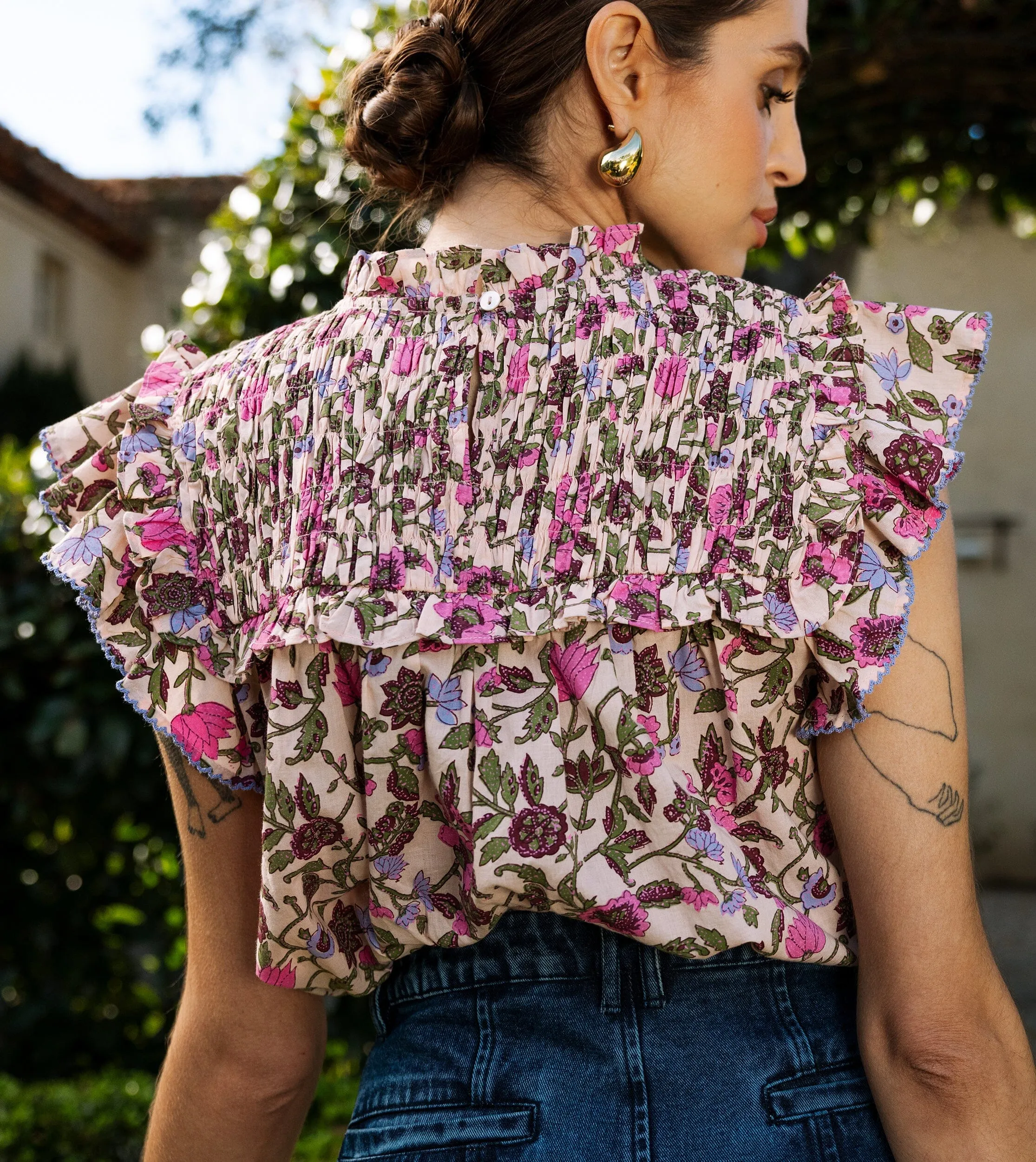 Virginia Blouse | Kaia sold by Cleobella product image thumbnail 5