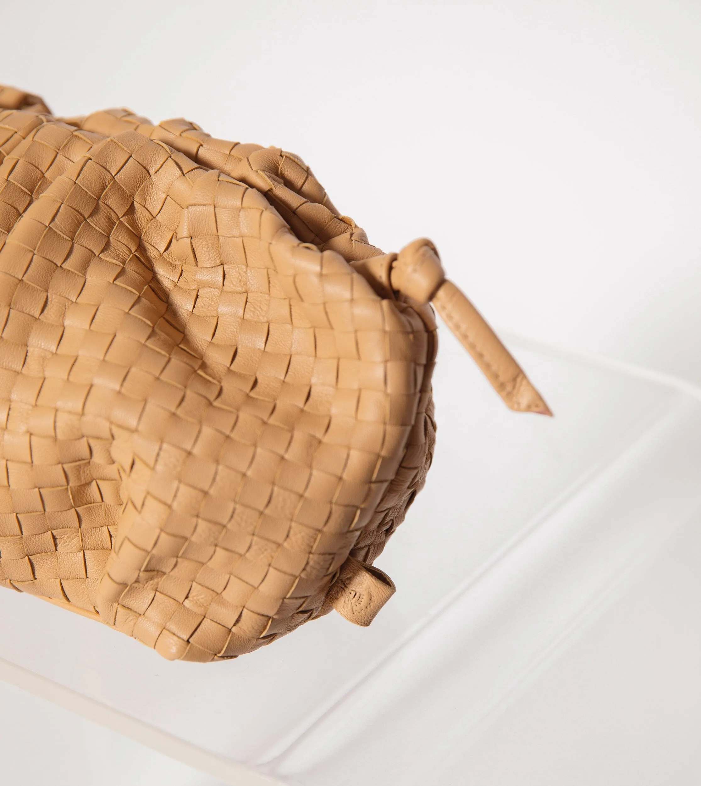 Gigi Woven Crossbody | Dark Tan sold by Cleobella product image thumbnail 3