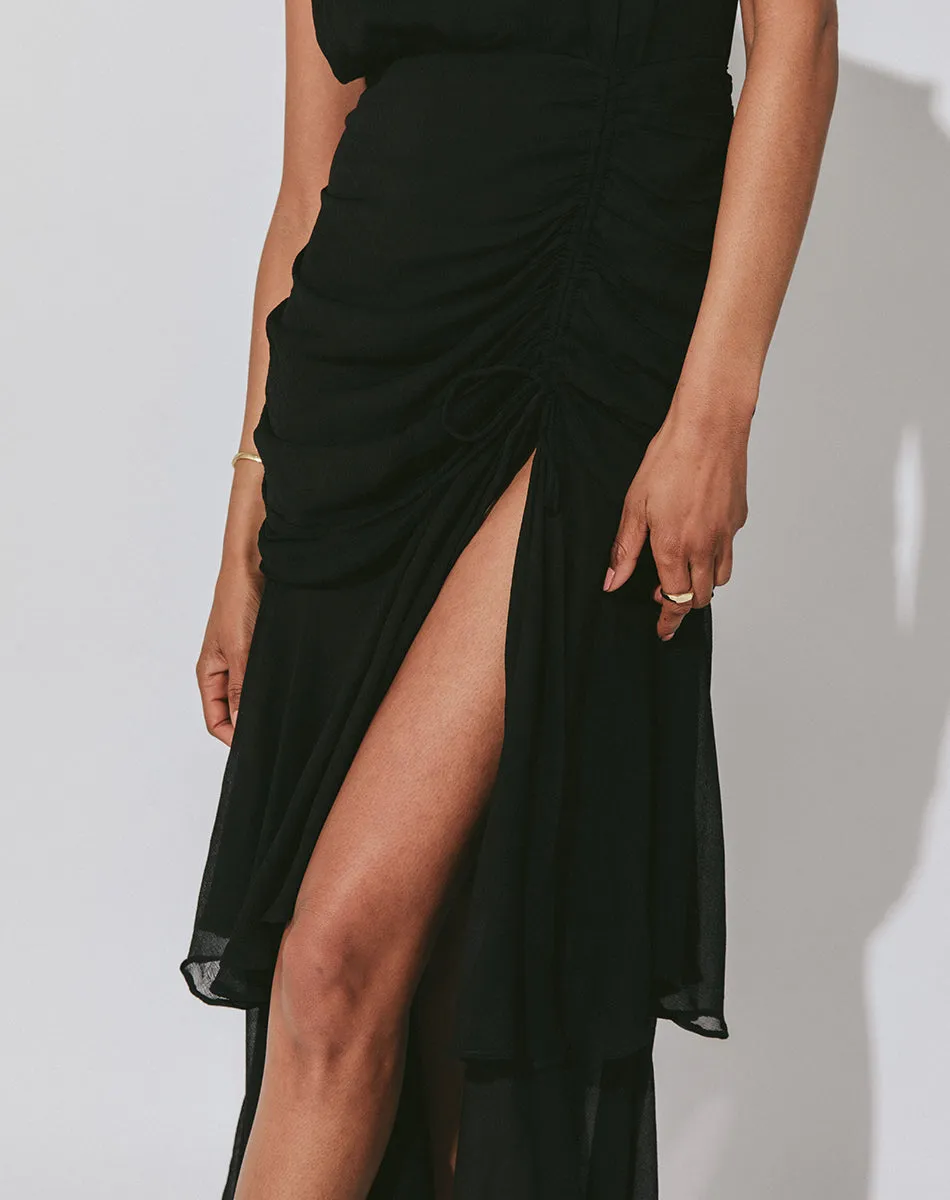 Cecilia Ankle Dress | Black sold by Cleobella product image thumbnail 5