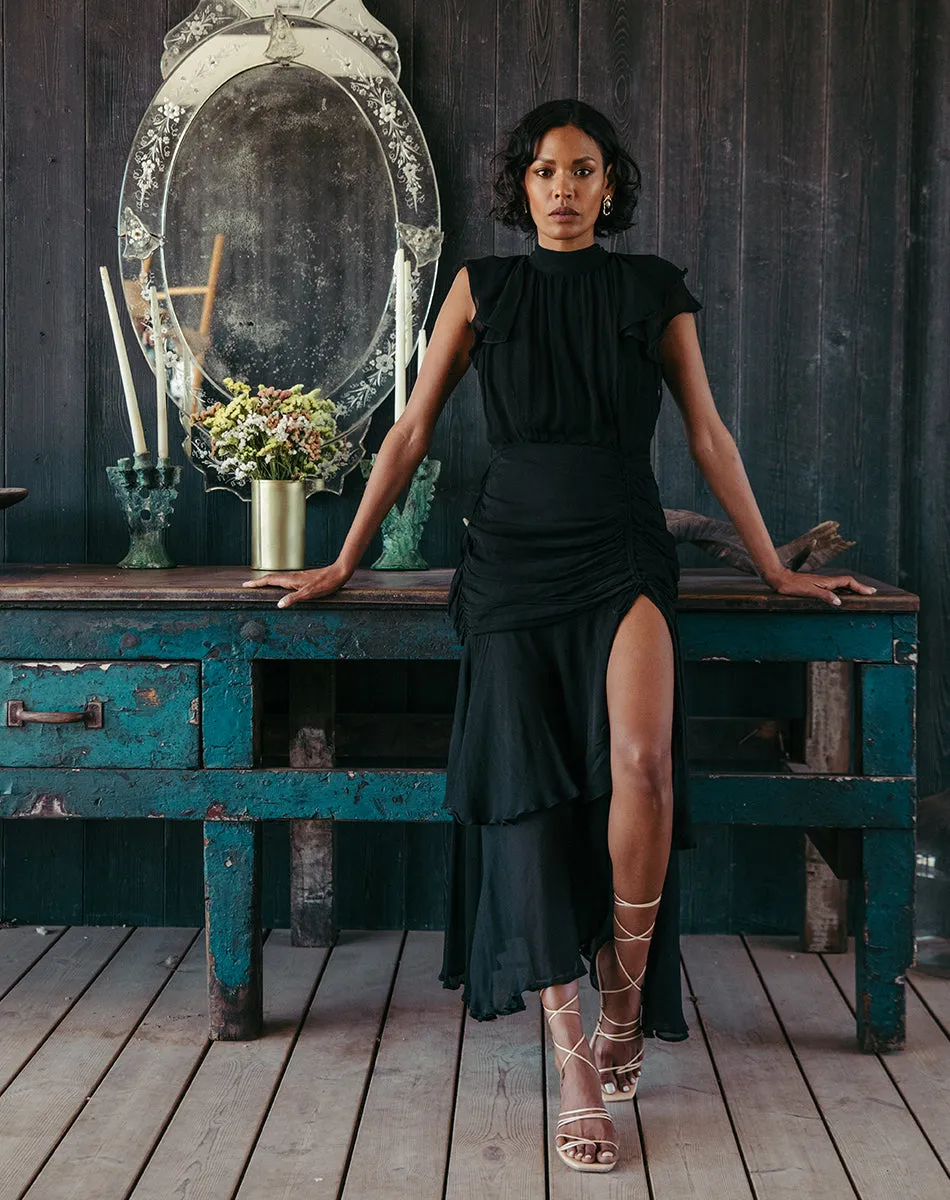 Cecilia Ankle Dress | Black sold by Cleobella product image thumbnail 4