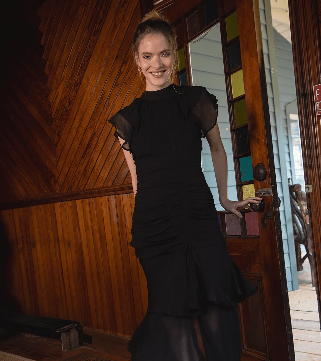 Cecilia Ankle Dress | Black sold by Cleobella product image thumbnail 2