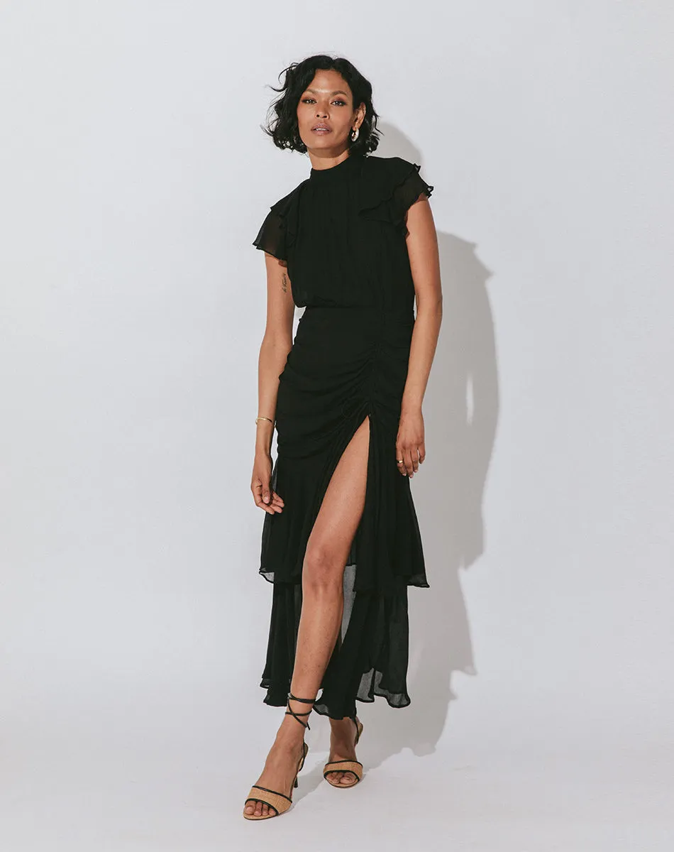 Cecilia Ankle Dress | Black sold by Cleobella