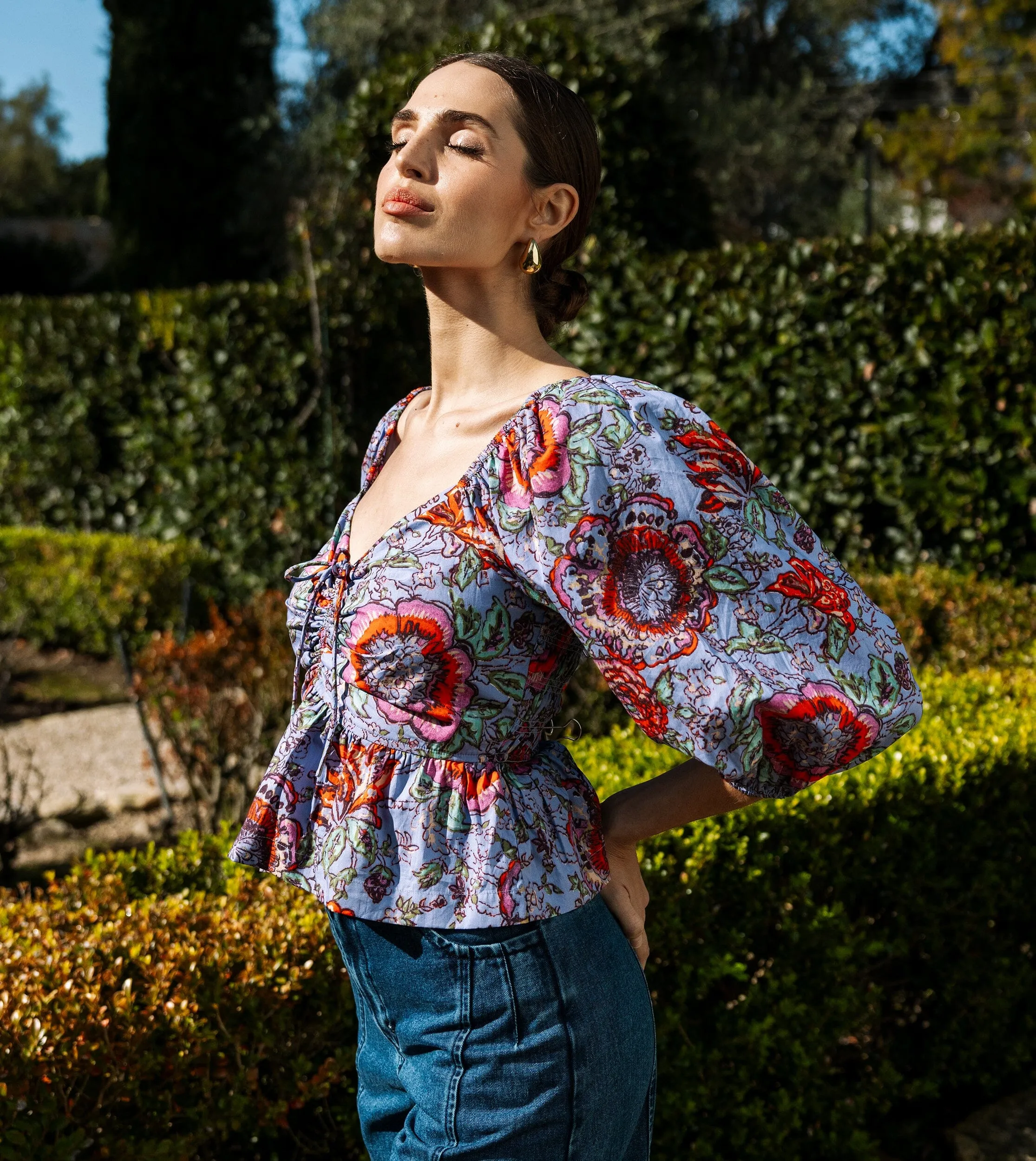 Brenna Blouse | Manika sold by Cleobella product image thumbnail 2