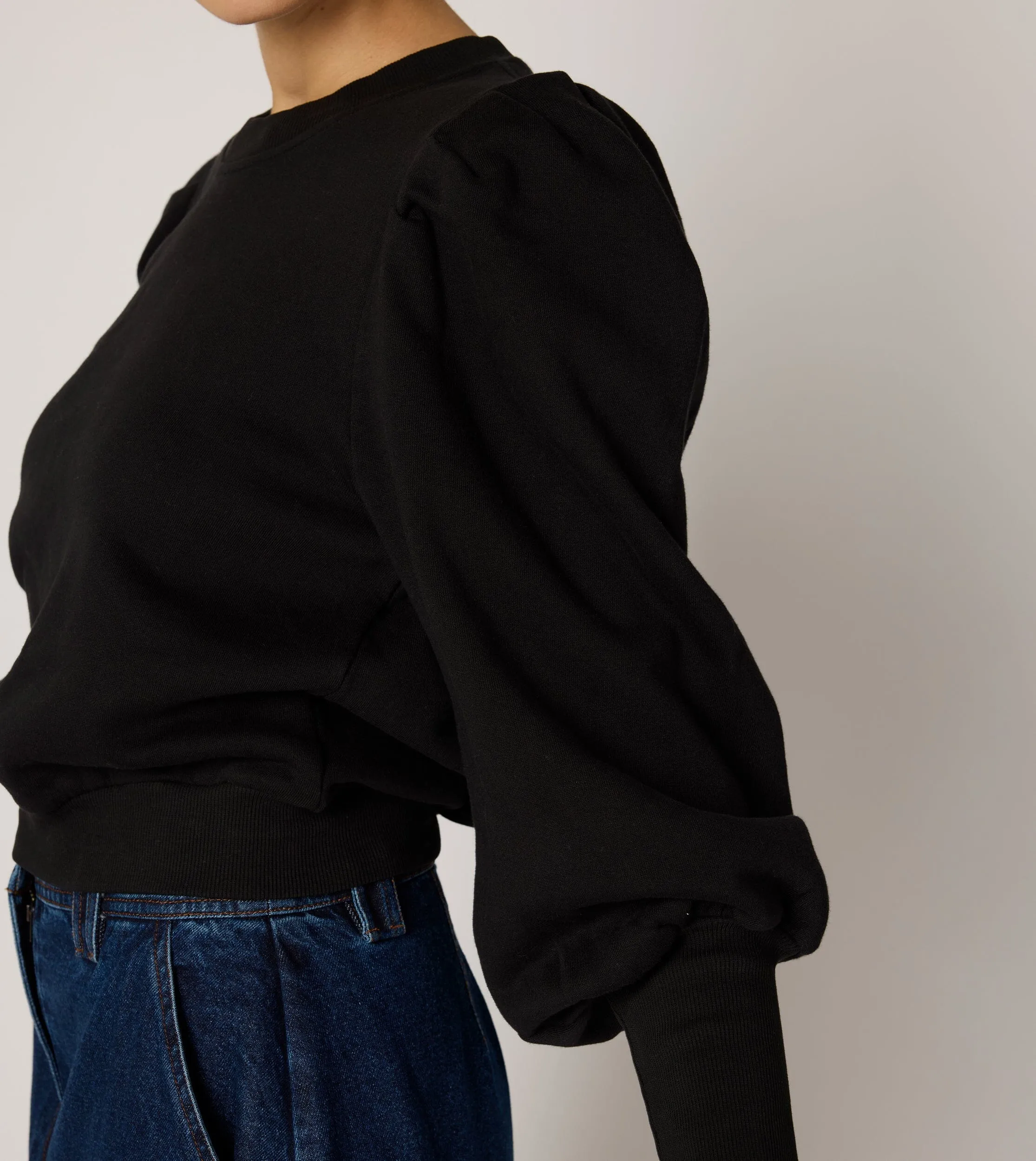 Indi Sweatshirt | Black sold by Cleobella product image thumbnail 5