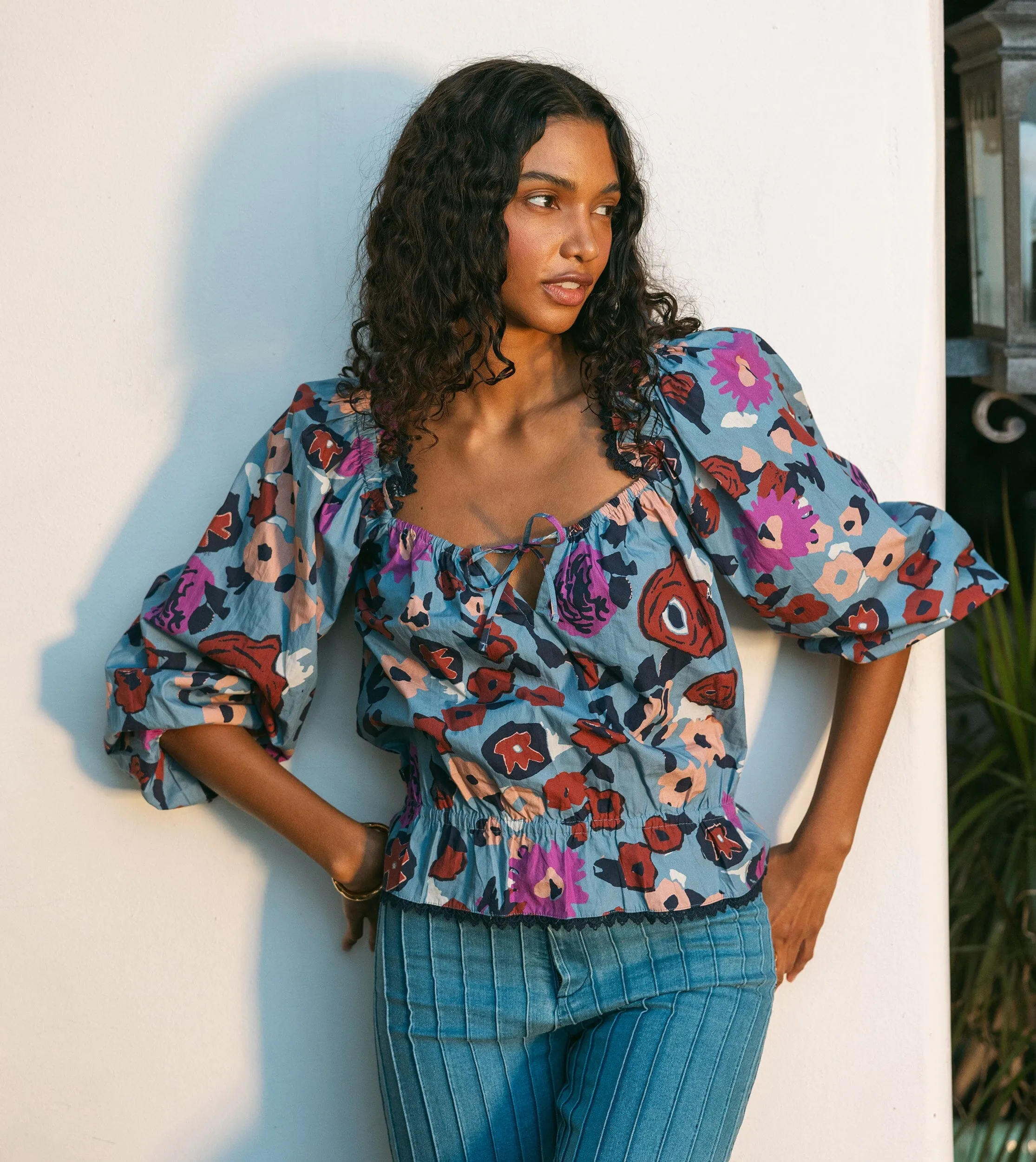 Fifi Top | Waterlily sold by Cleobella product image thumbnail 4