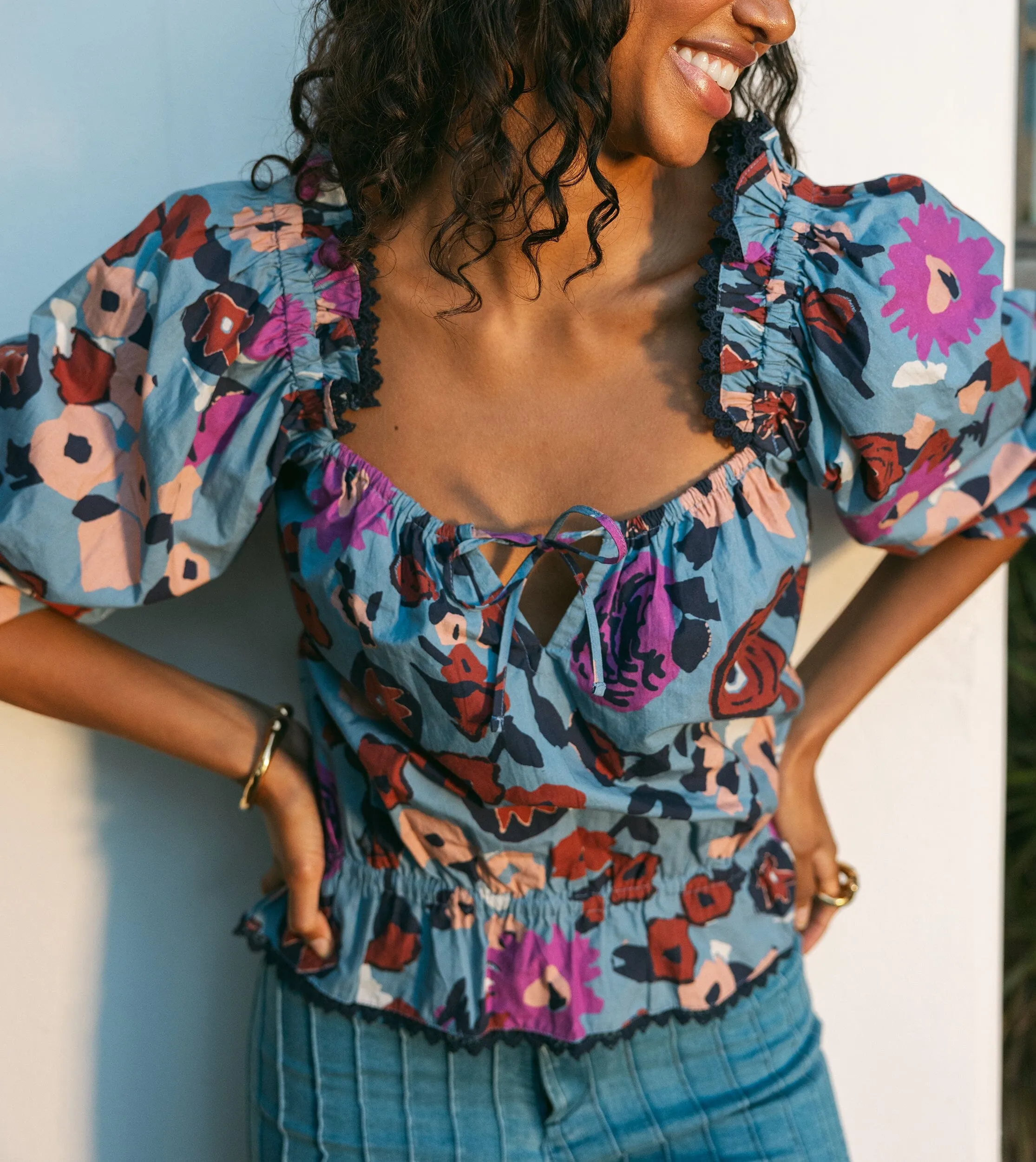 Fifi Top | Waterlily sold by Cleobella product image thumbnail 5