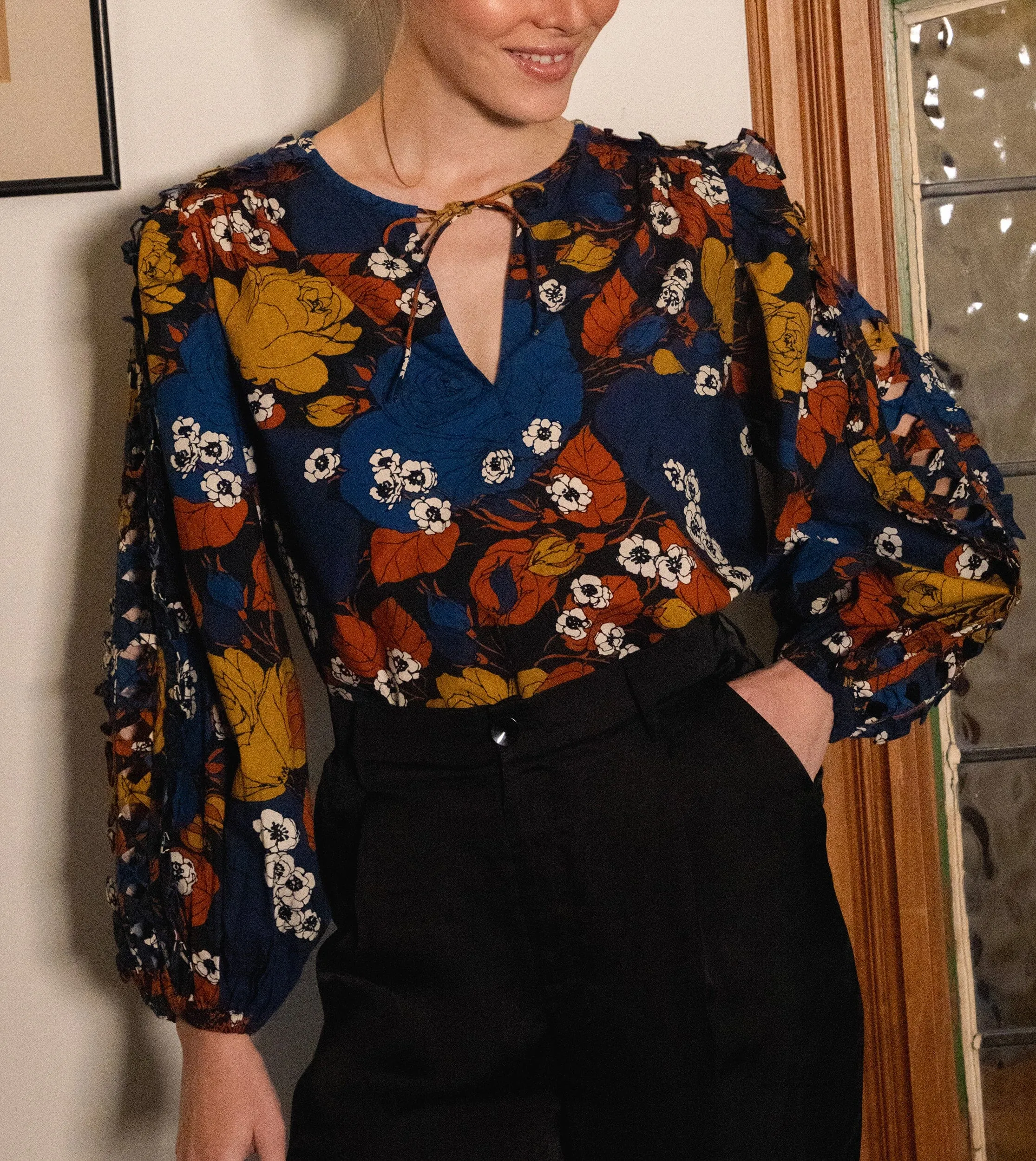 Miren Blouse | Sakura sold by Cleobella product image thumbnail 3