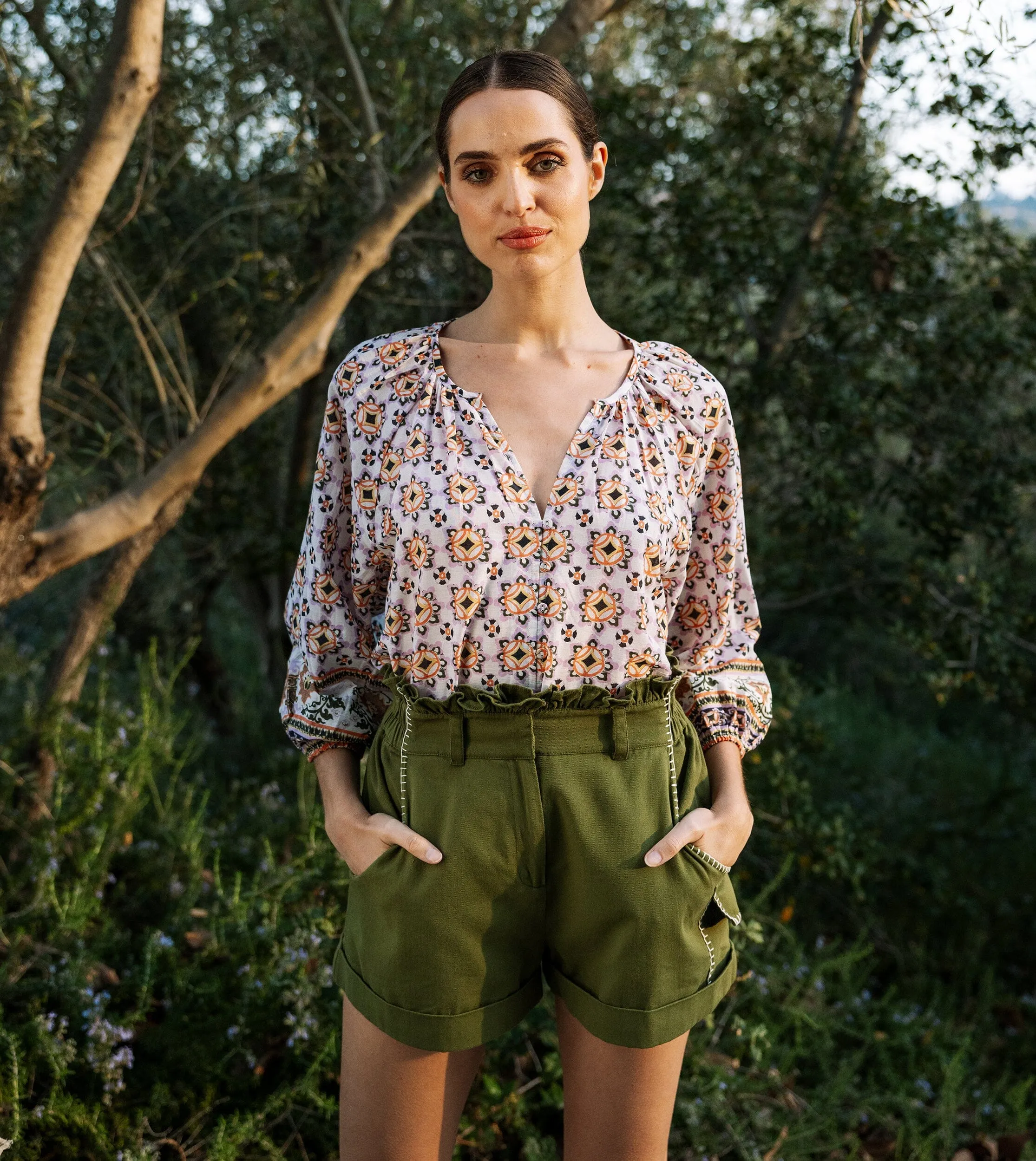 Ramona Blouse | Marrakesh sold by Cleobella product image thumbnail 2