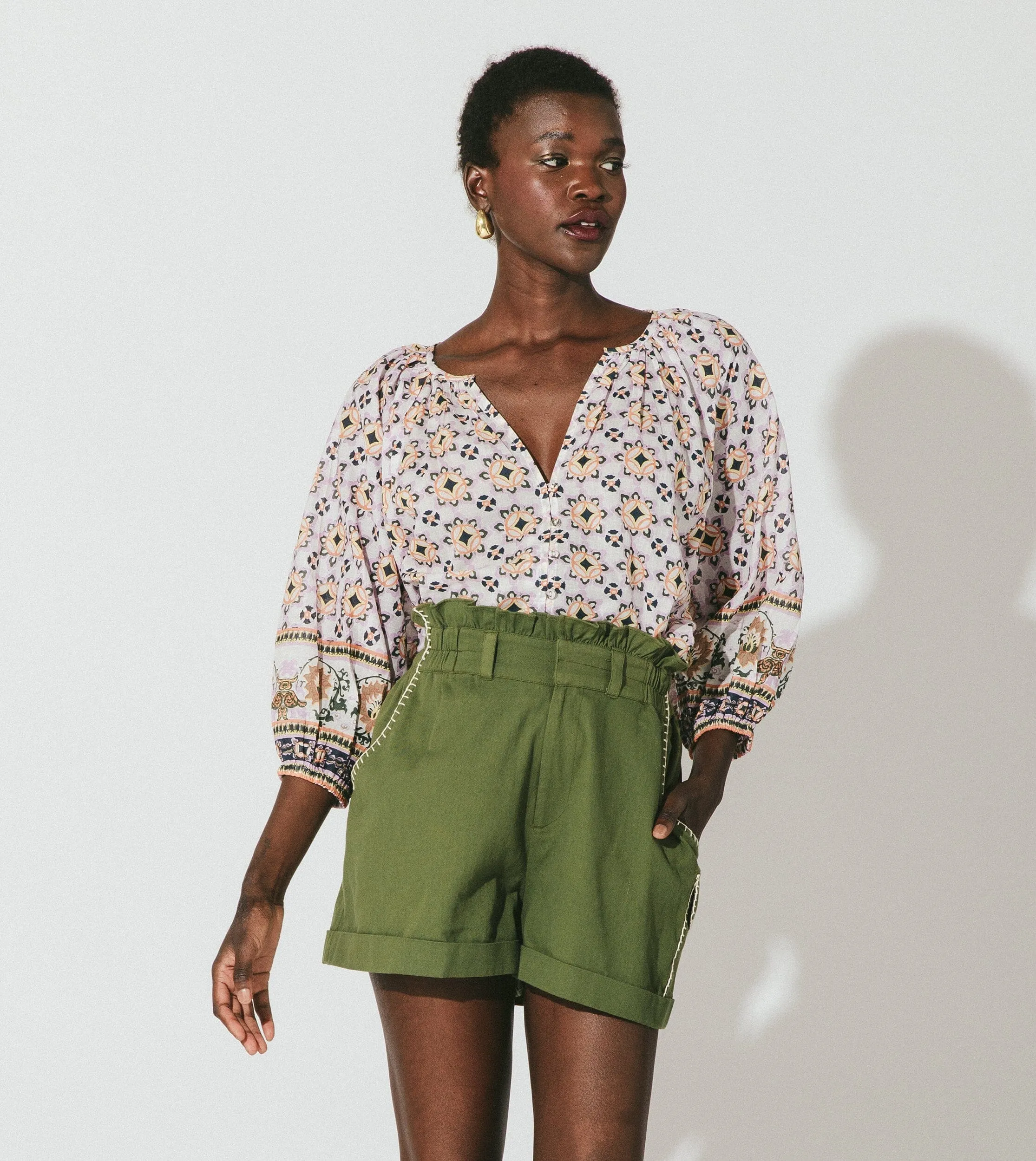 Ramona Blouse | Marrakesh sold by Cleobella product image thumbnail 4
