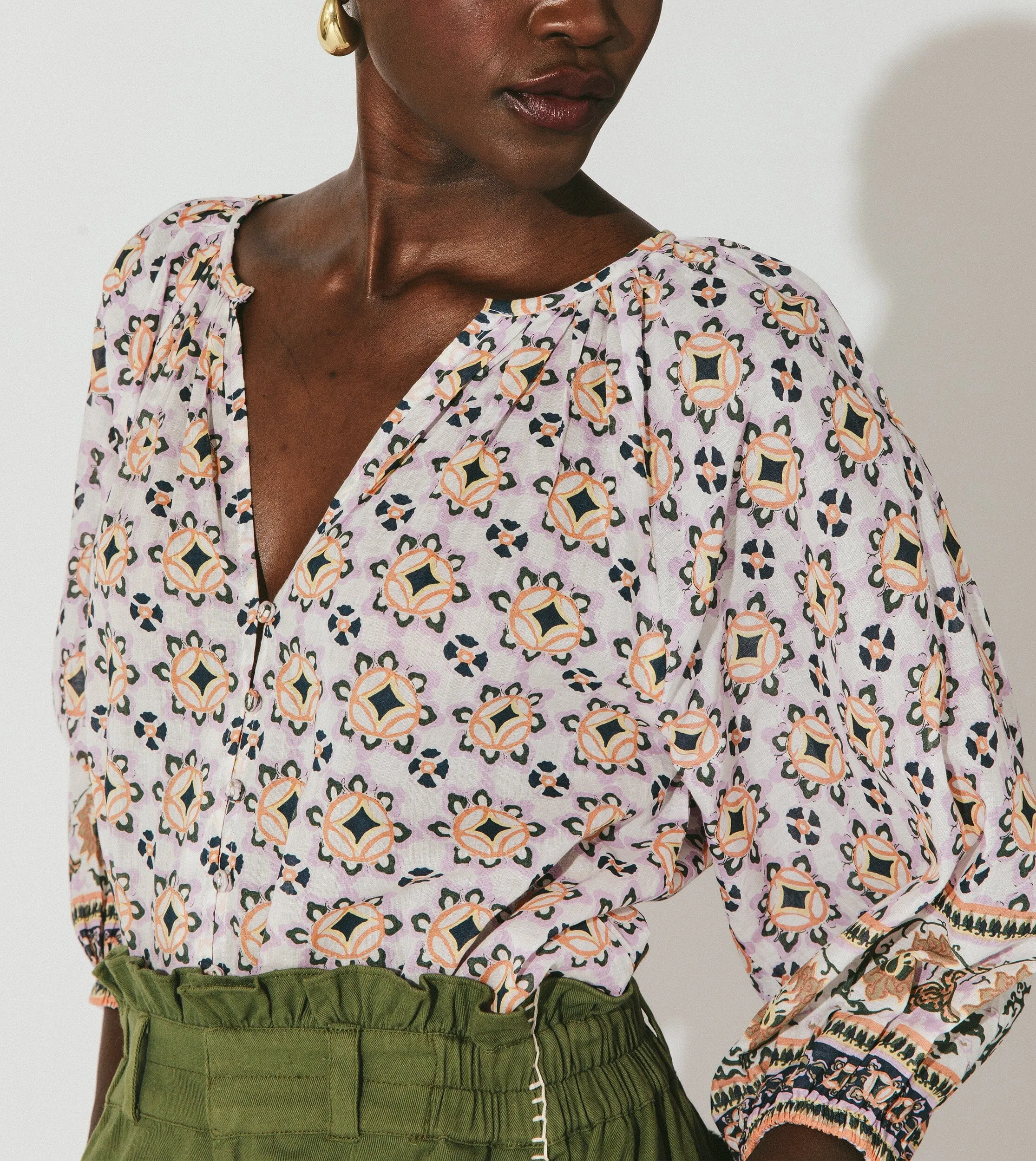 Ramona Blouse | Marrakesh sold by Cleobella product image thumbnail 5