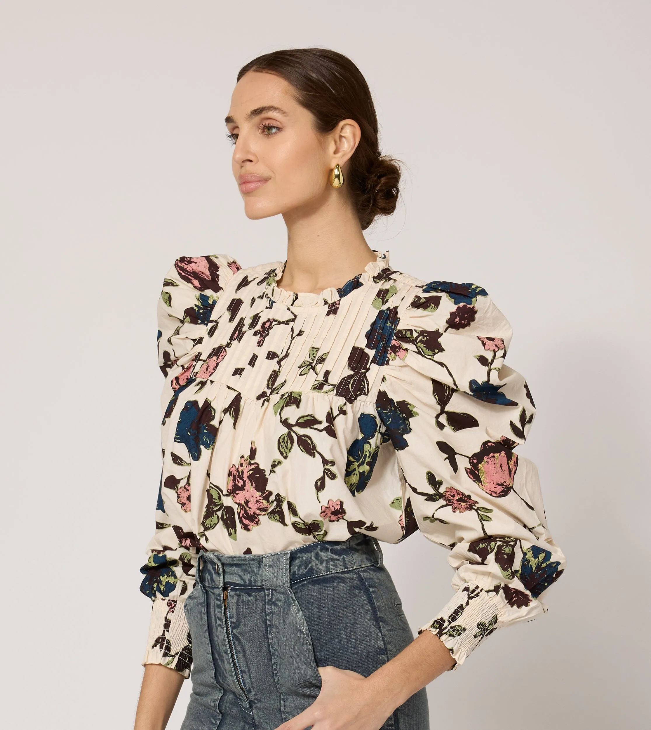 Irina Blouse | Jardin sold by Cleobella