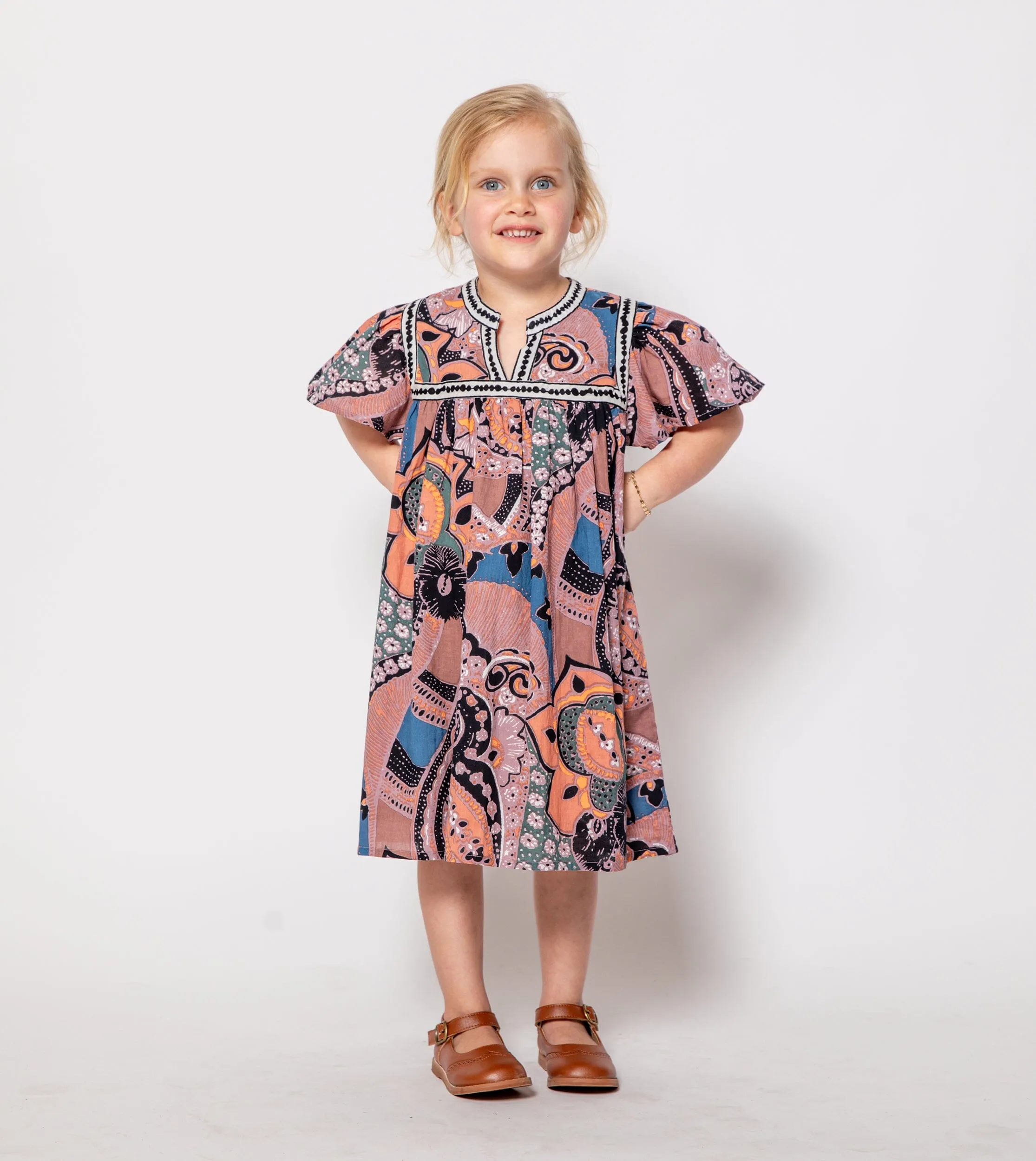 Littles Magdalena Dress | Mirage sold by Cleobella