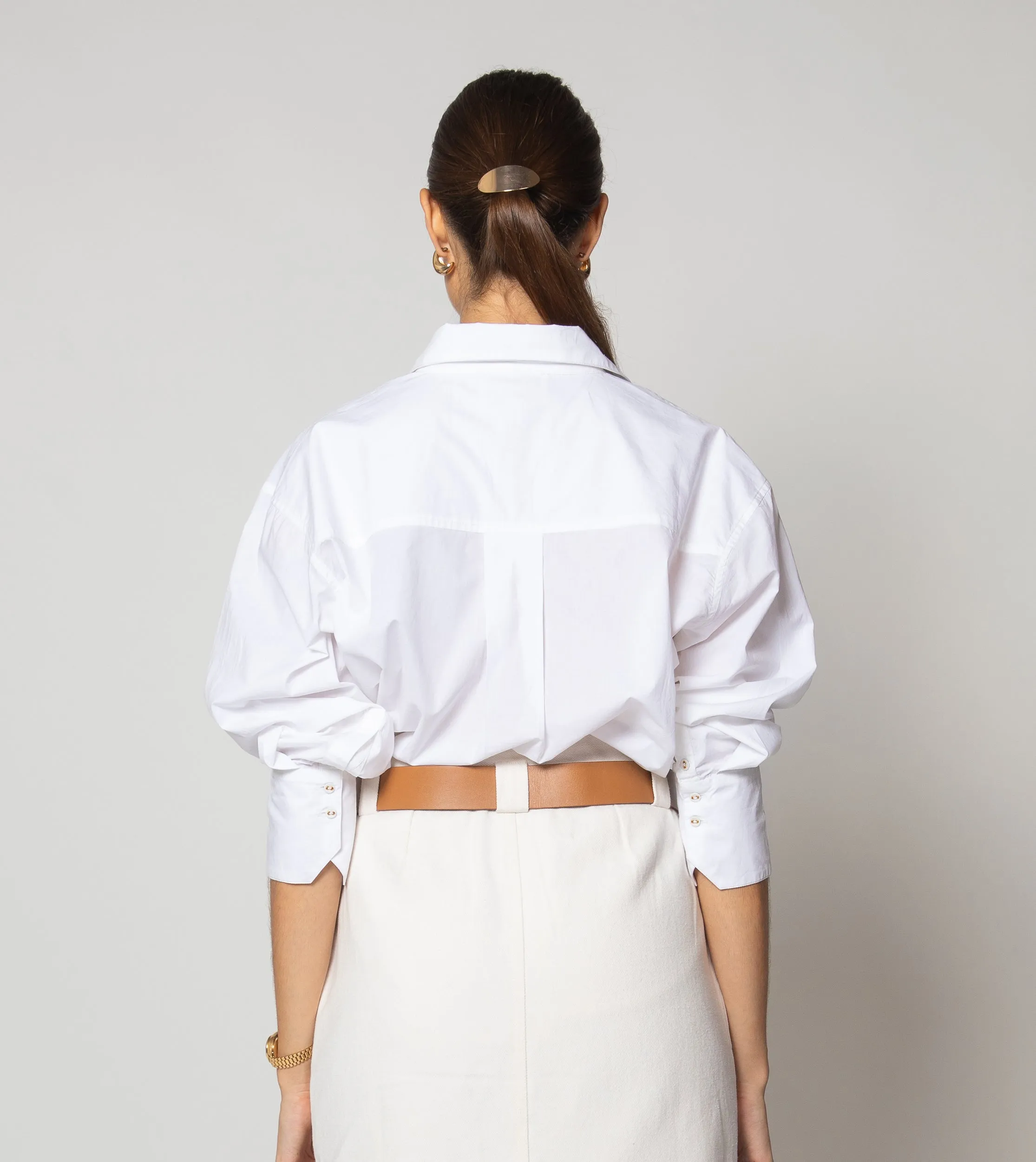 Miller Shirt | White sold by Cleobella product image thumbnail 4