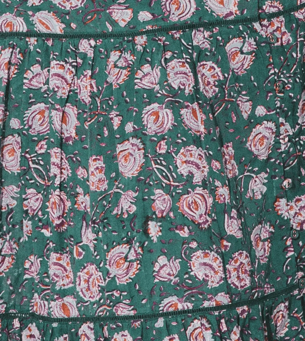 Grace Ankle Dress | Jade Floral sold by Cleobella product image thumbnail 3