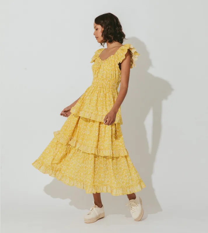 Dita Midi Dress | Cassia sold by Cleobella