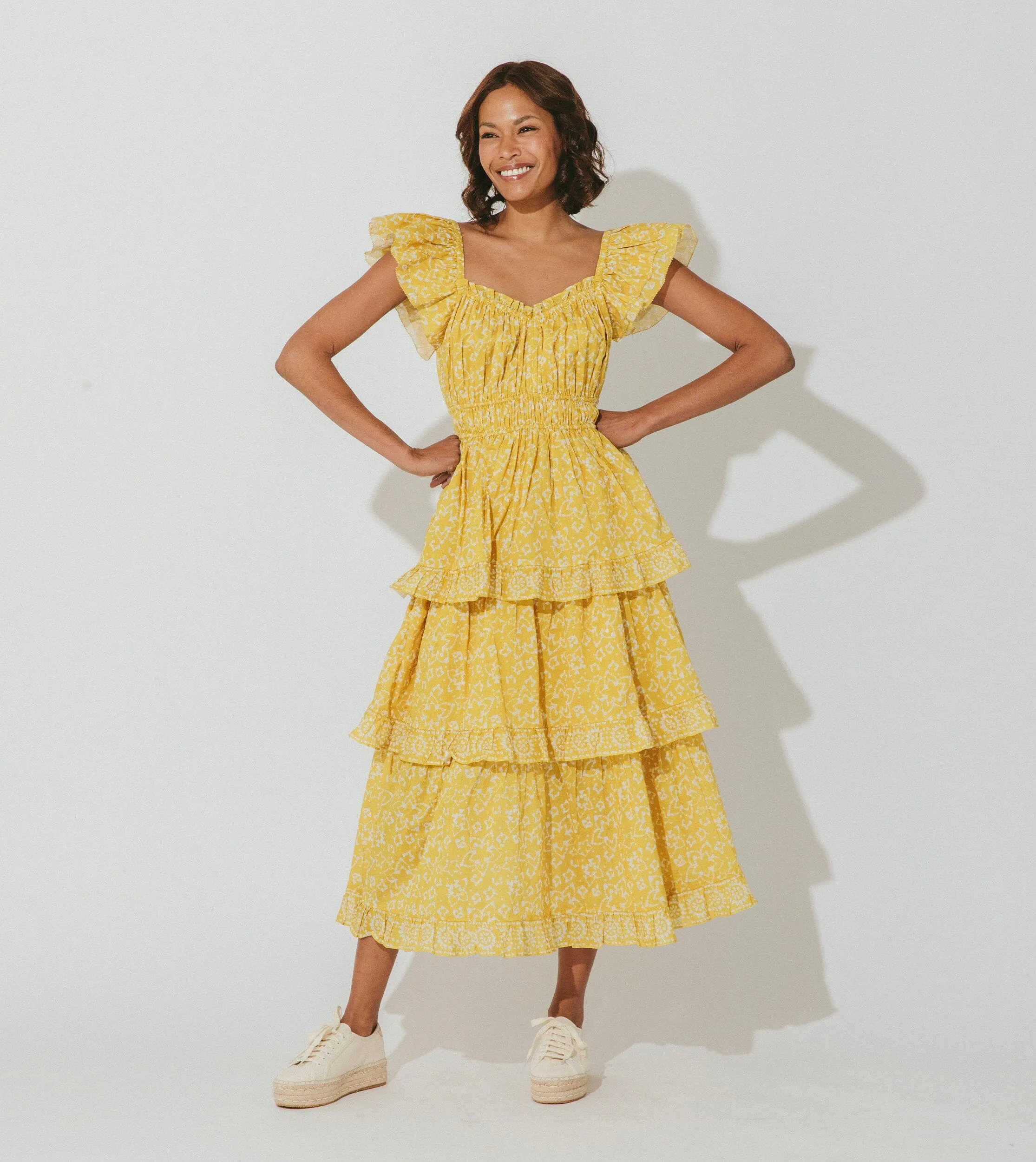 Dita Midi Dress | Cassia sold by Cleobella product image thumbnail 4