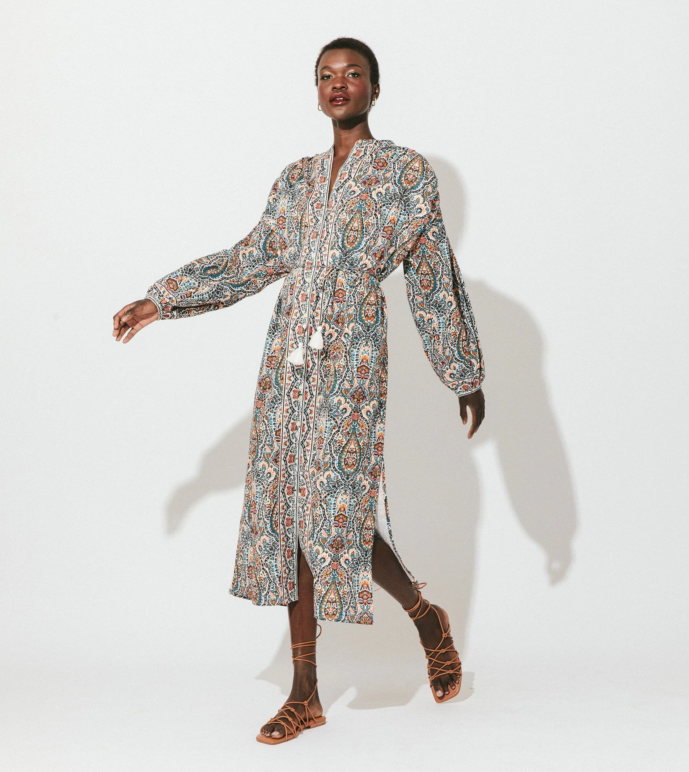 Aida Midi Dress | Meadow sold by Cleobella