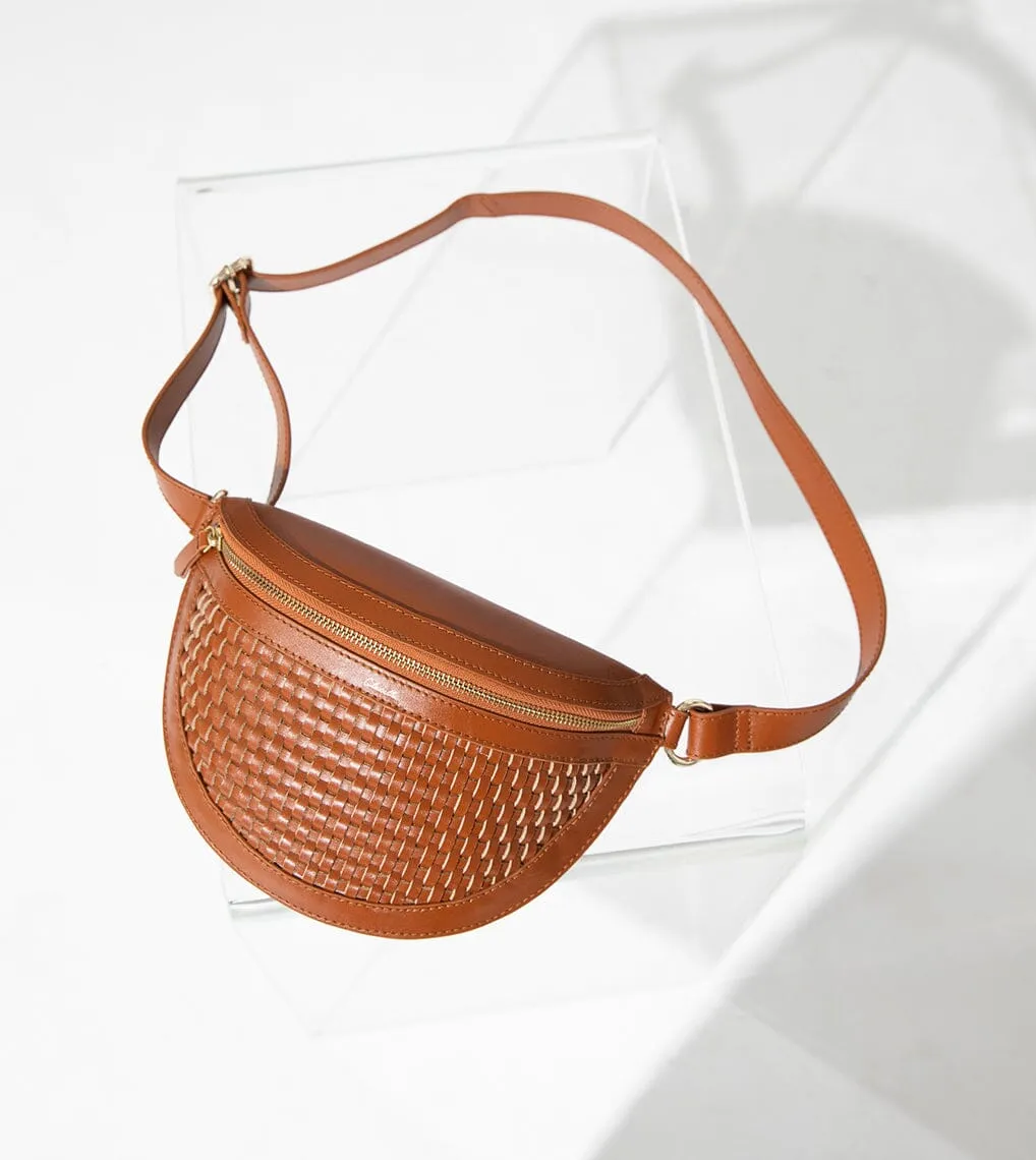 Zina Convertible Crossbody | Cognac sold by Cleobella product image thumbnail 5