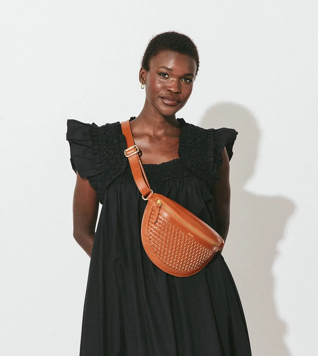 Zina Convertible Crossbody | Cognac sold by Cleobella
