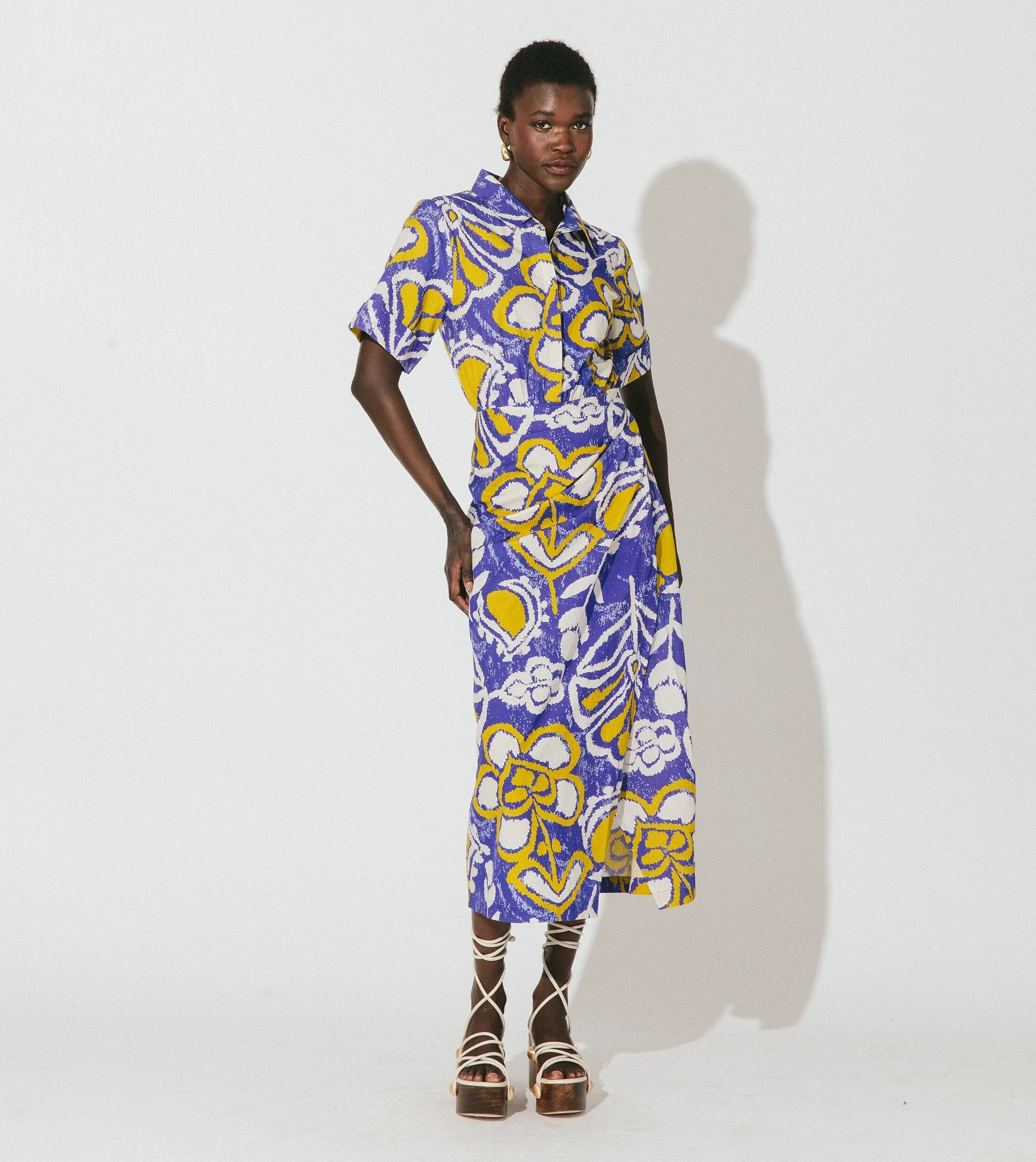 Shonda Midi Dress | Azores sold by Cleobella product image thumbnail 4