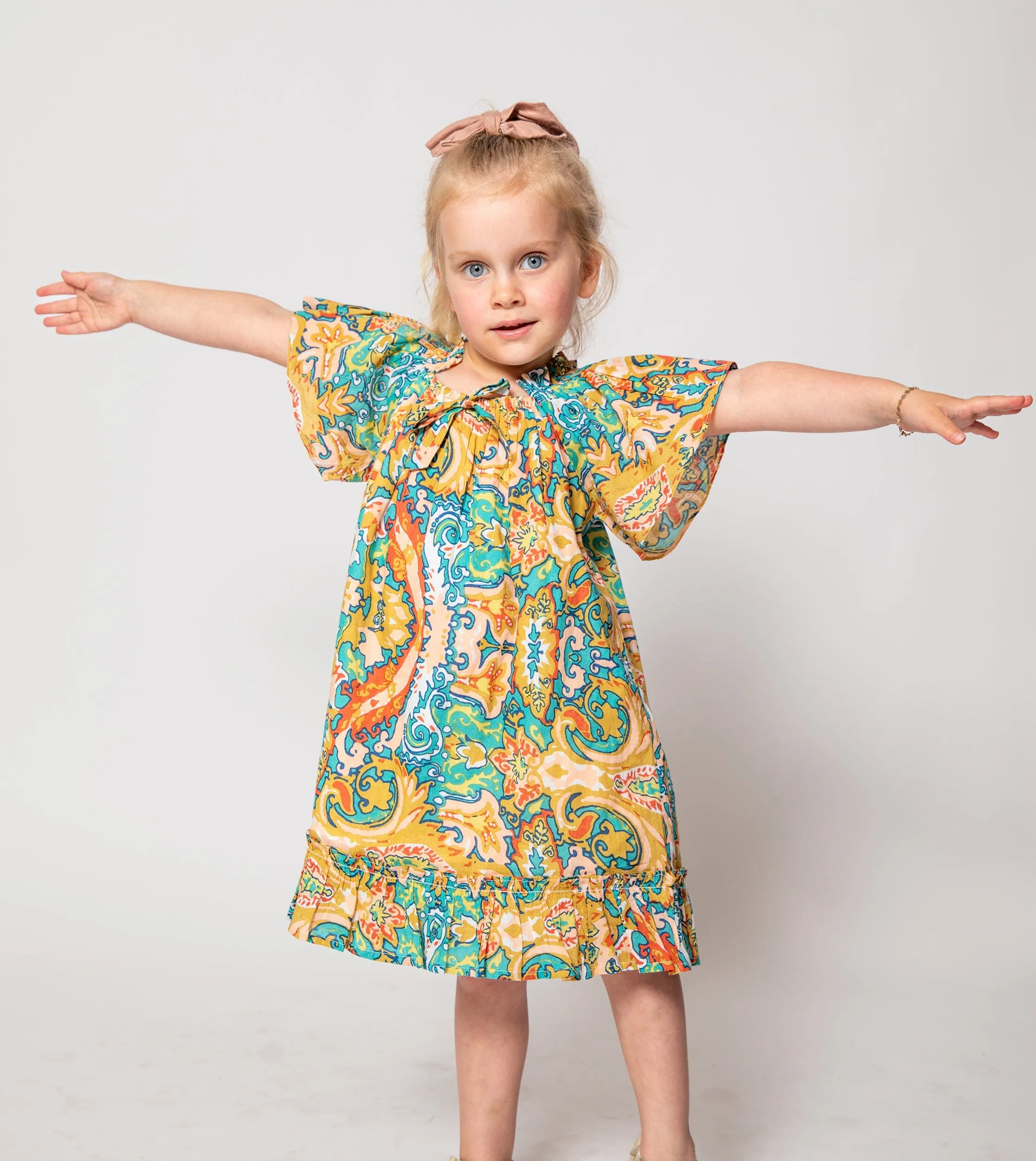 Littles Valencia Dress | Las Palmas sold by Cleobella product image thumbnail 3