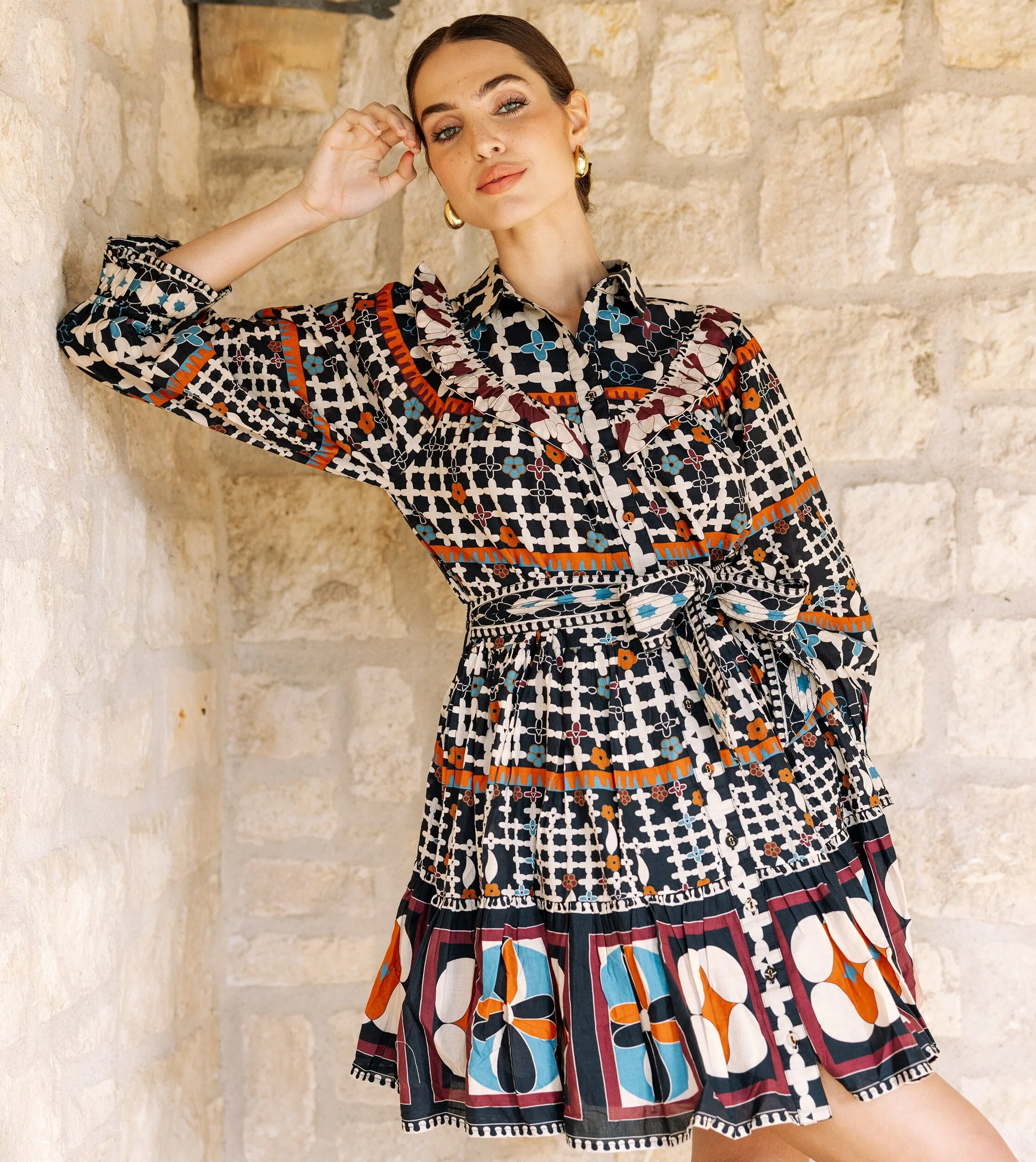 Lotte Mini Dress | Deco sold by Cleobella product image thumbnail 3