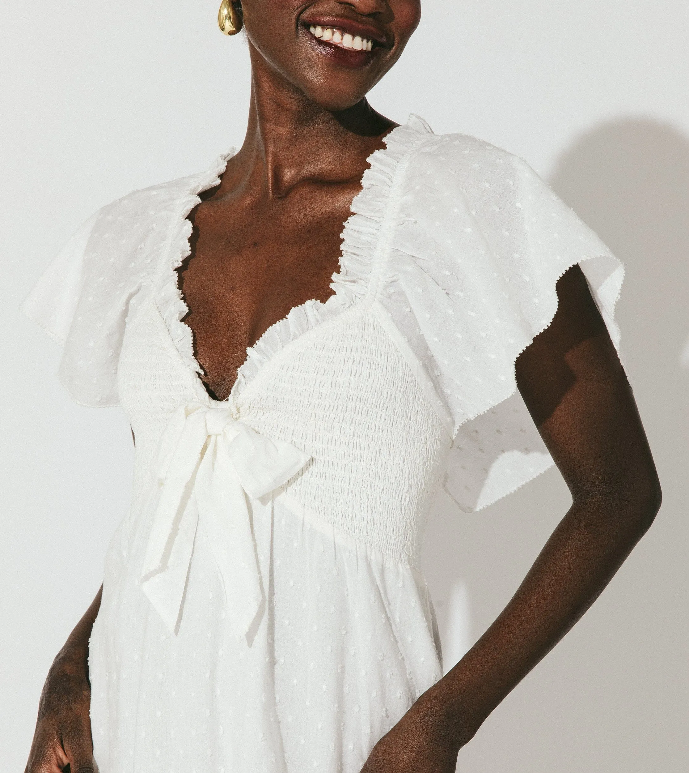 Ashlyn Midi Dress | Ivory sold by Cleobella product image thumbnail 5