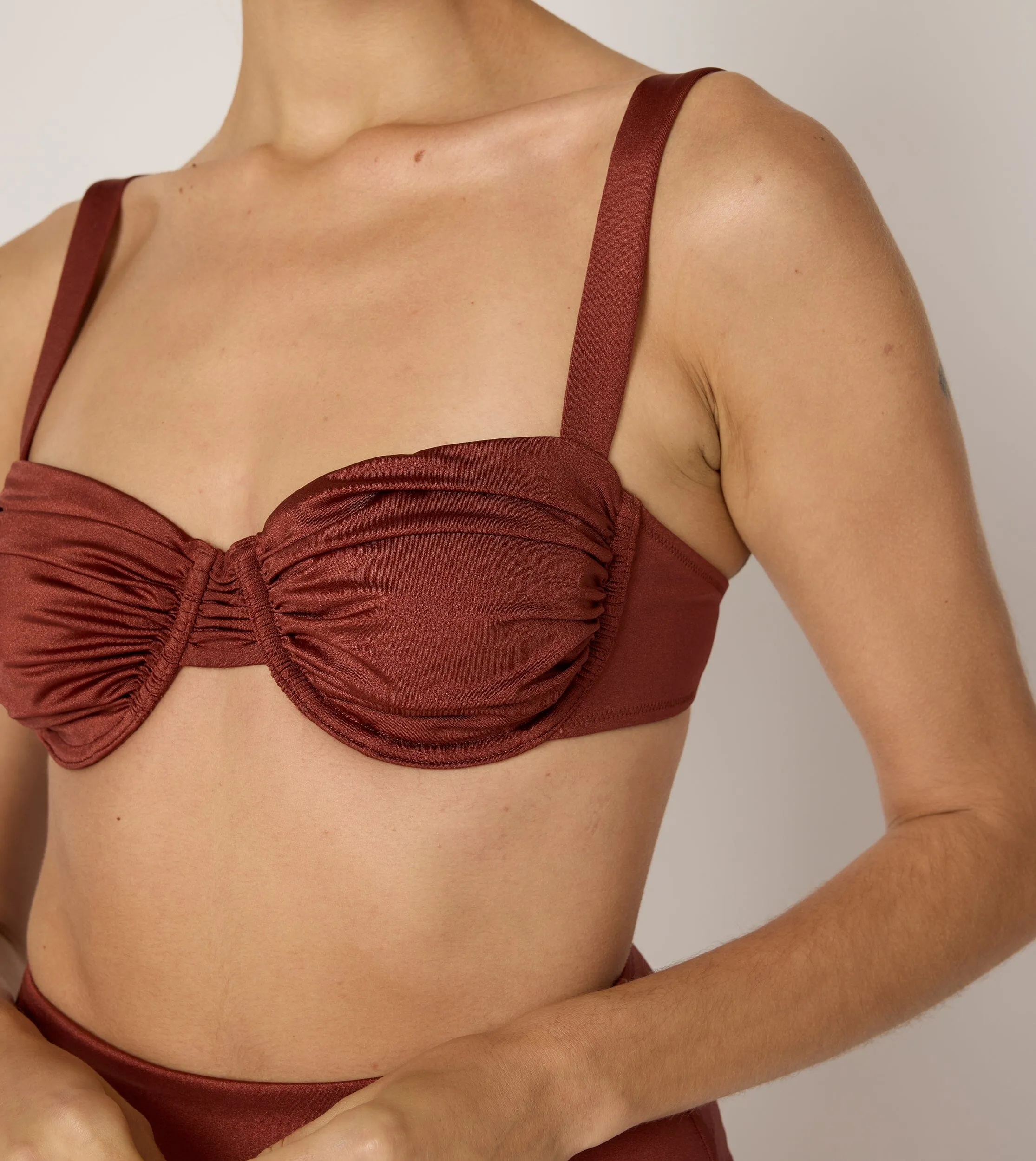 Beckett Top | Chai sold by Cleobella product image thumbnail 4