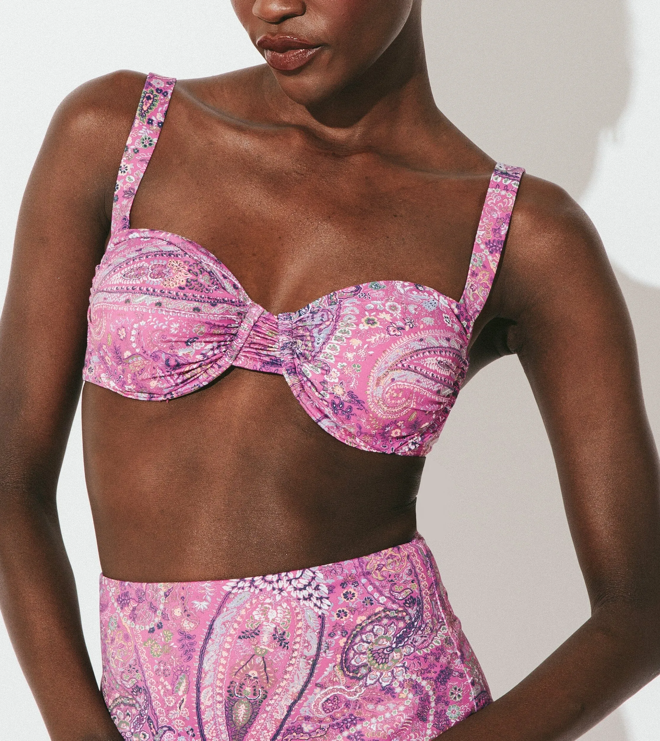 Beckett Top | Caymen Paisley Pink sold by Cleobella product image thumbnail 5