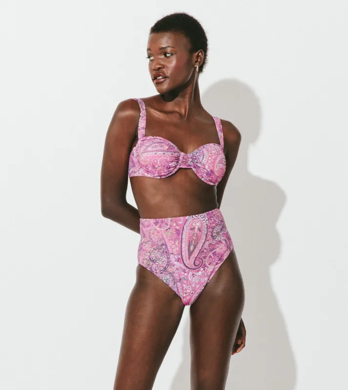 Beckett Top | Caymen Paisley Pink made by Cleobella