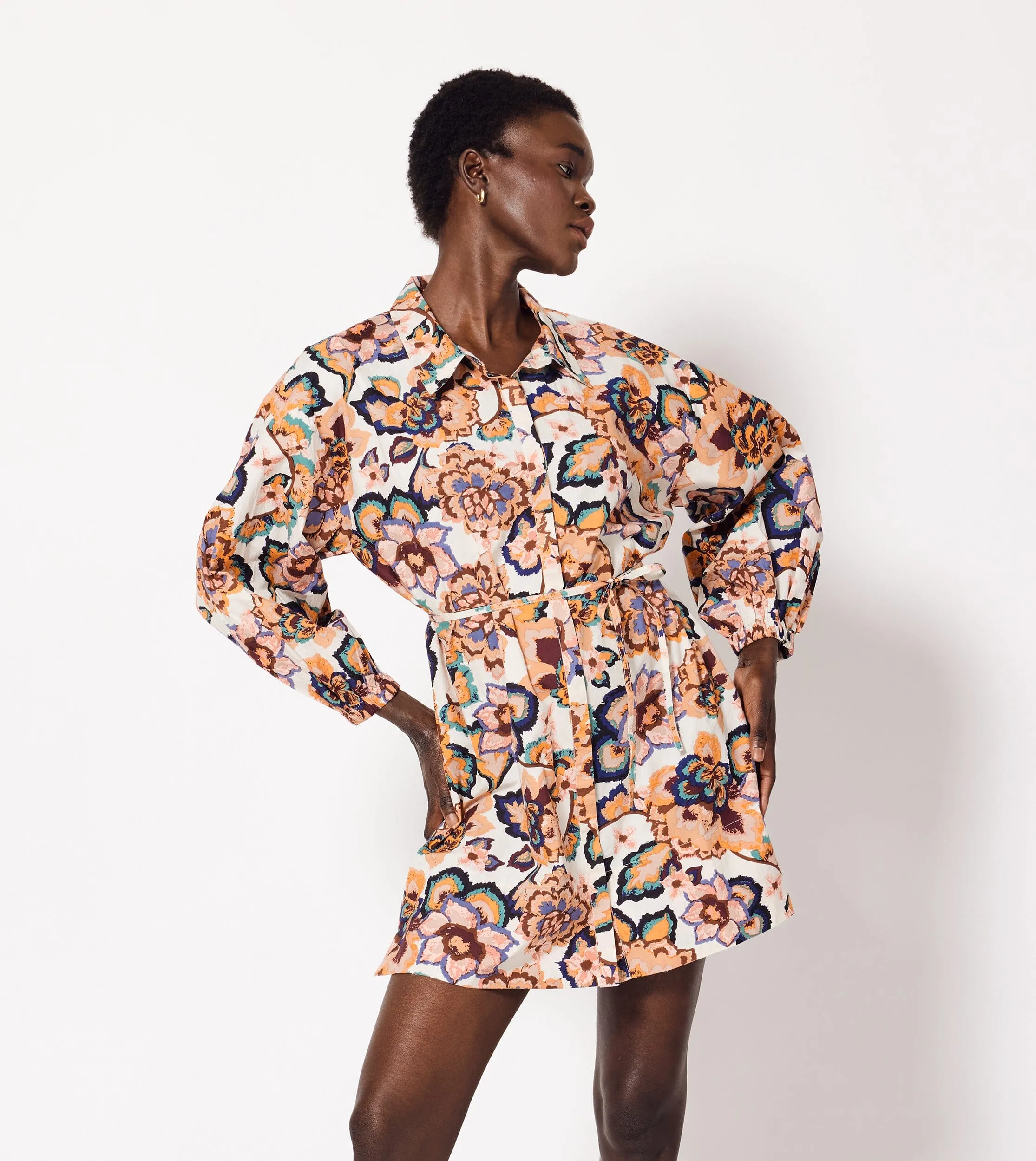Elisha Mini Dress | Desert Floral sold by Cleobella product image thumbnail 5